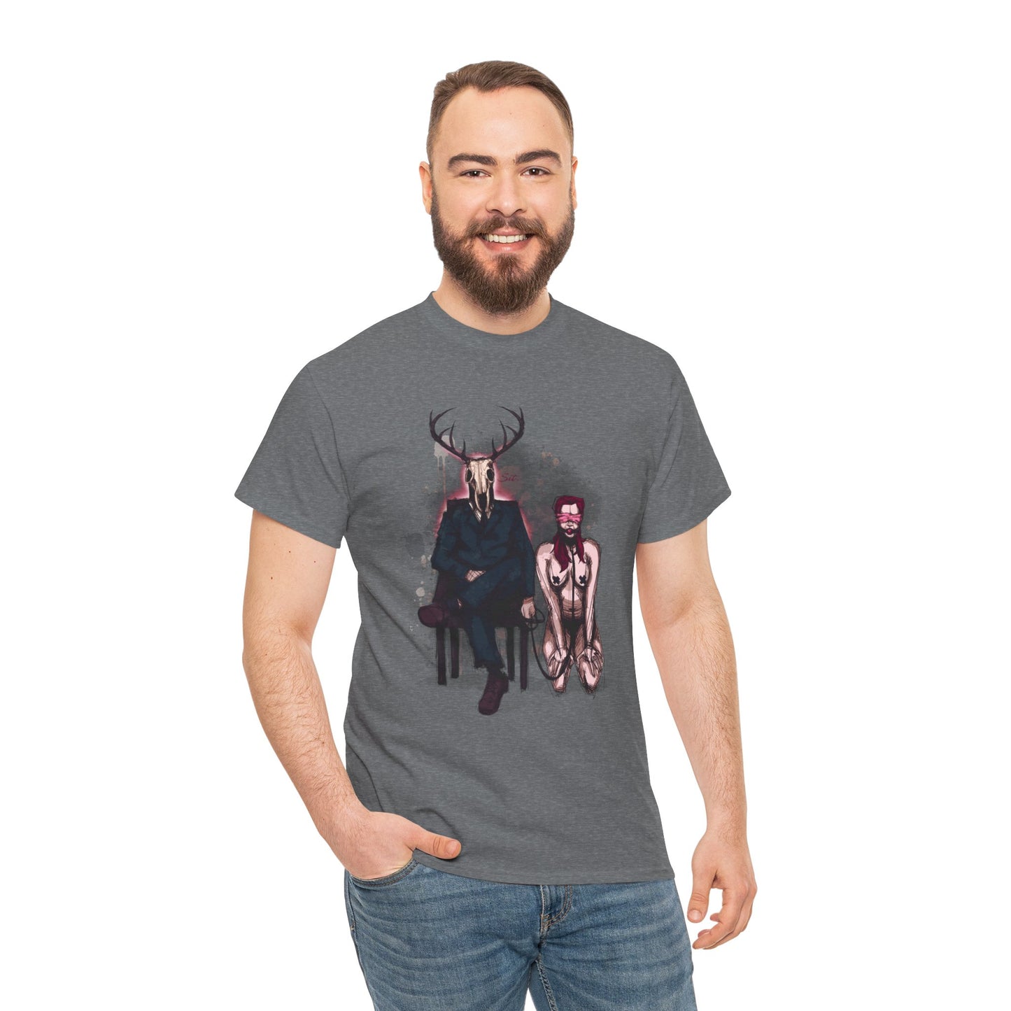 Deer Daddy Series 1: Sit Unisex Heavy Cotton Tee