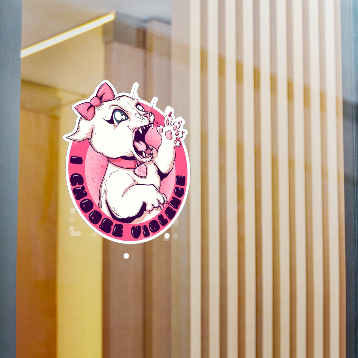 Killer Kitty Kiss-Cut Vinyl Decal