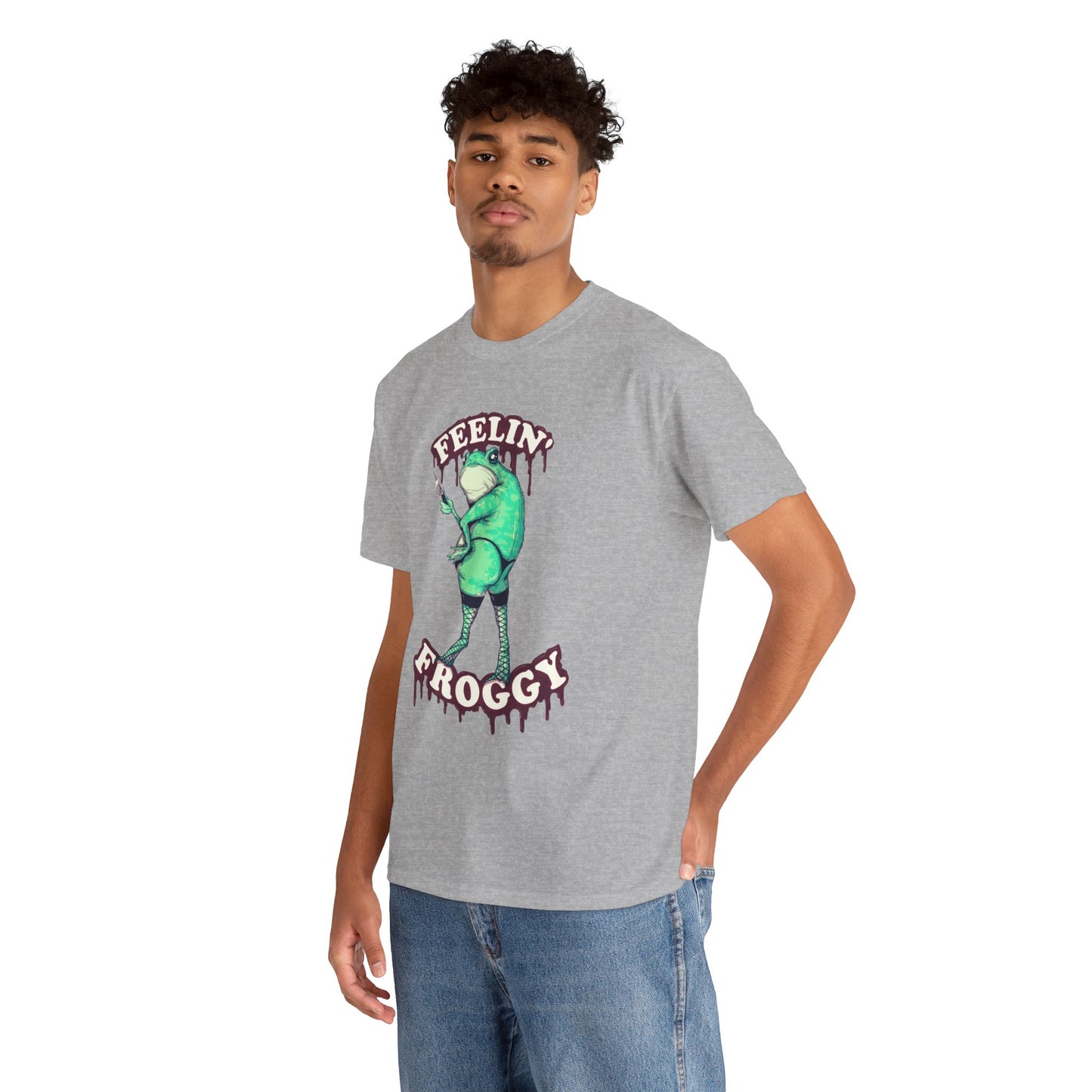 Feelin Froggy Unisex Heavy Cotton Tee