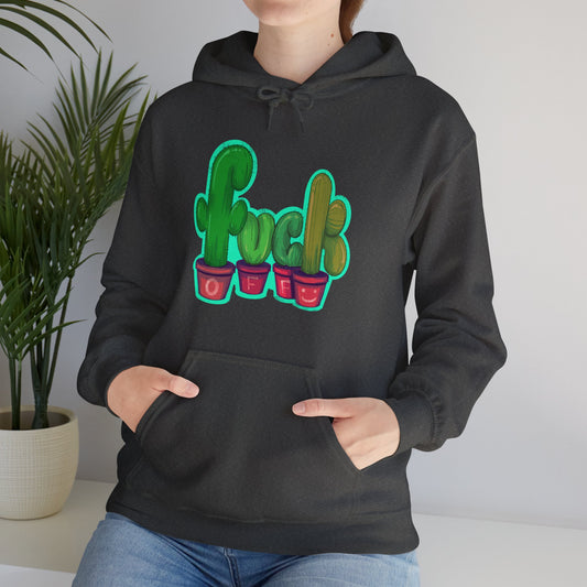 Rude Succulents Unisex Heavy Blend Hooded Sweatshirt