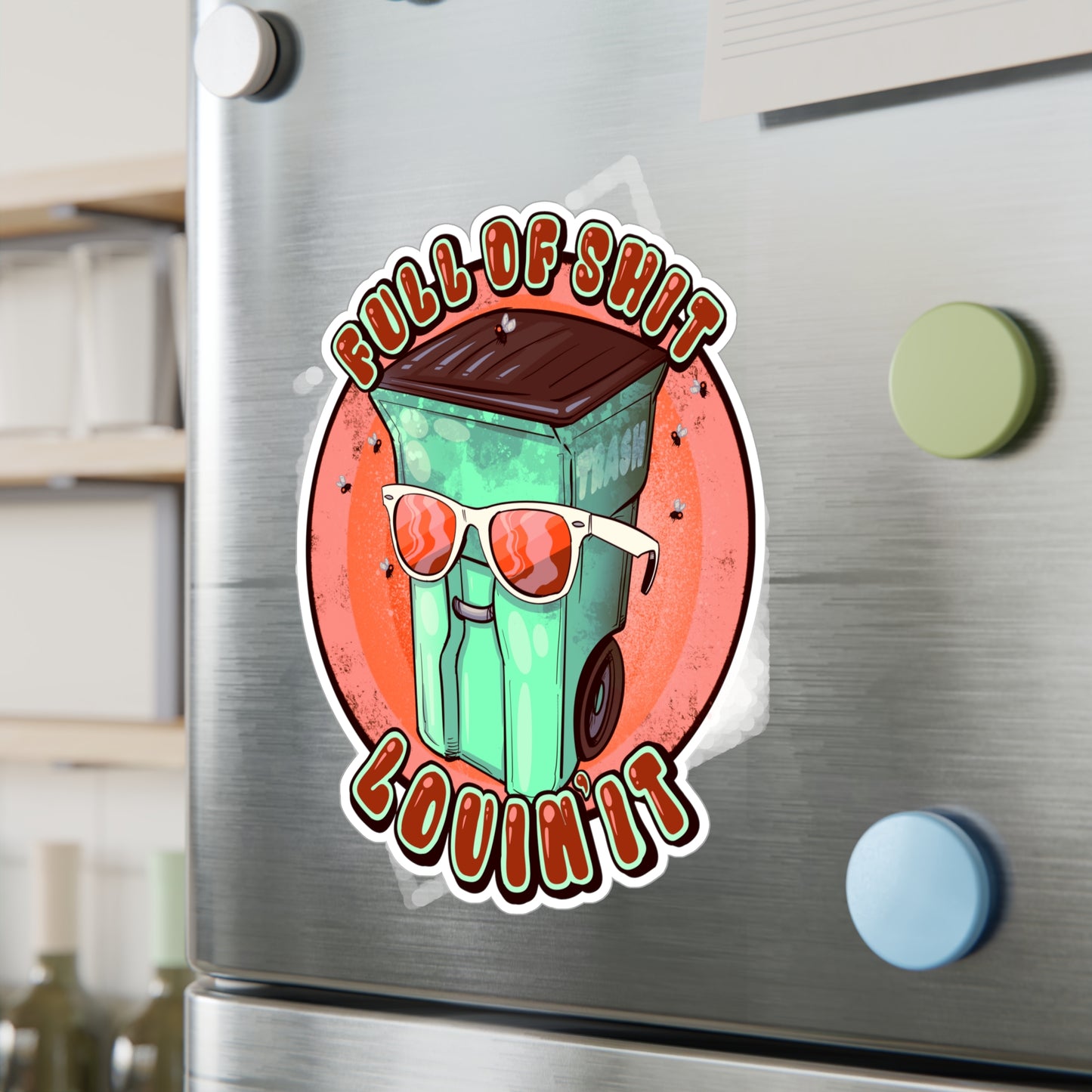 Full Of Shit Kiss-Cut Vinyl Decal