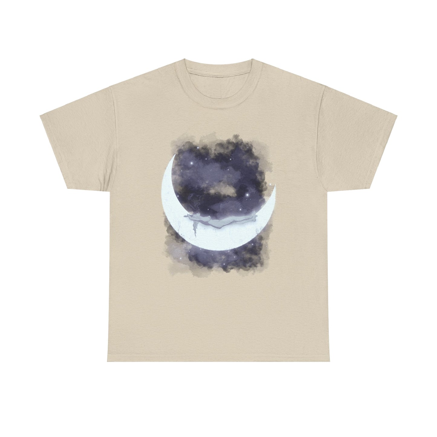 The Girl Who Loved The Moon Unisex Heavy Cotton Tee