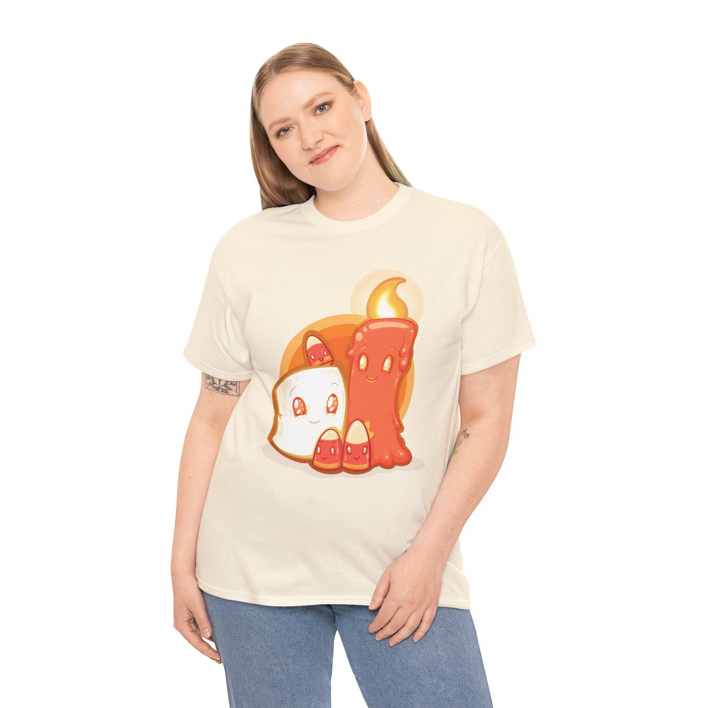 How Candy Corn Is Made Unisex Heavy Cotton Tee