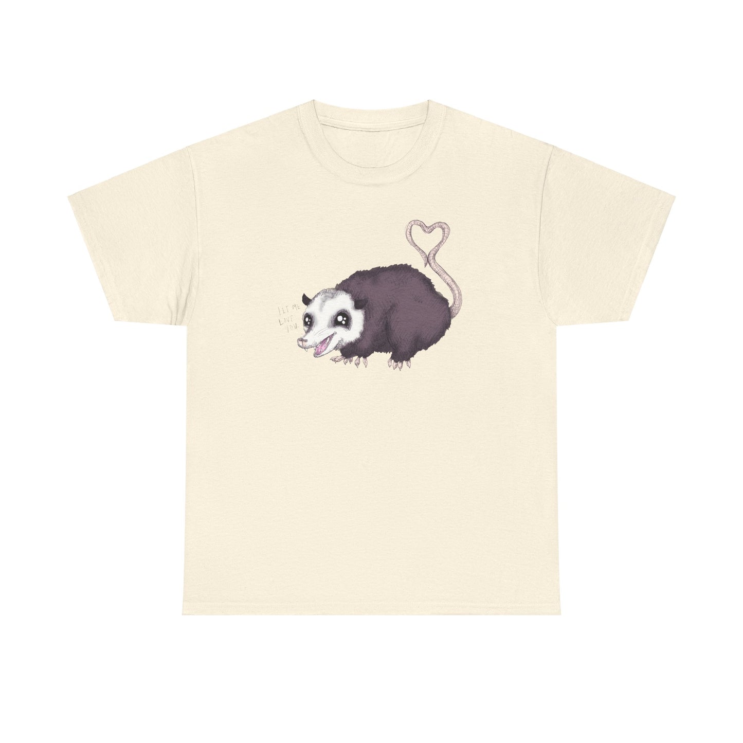 Love Opossum Unisex Heavy Cotton Tee
