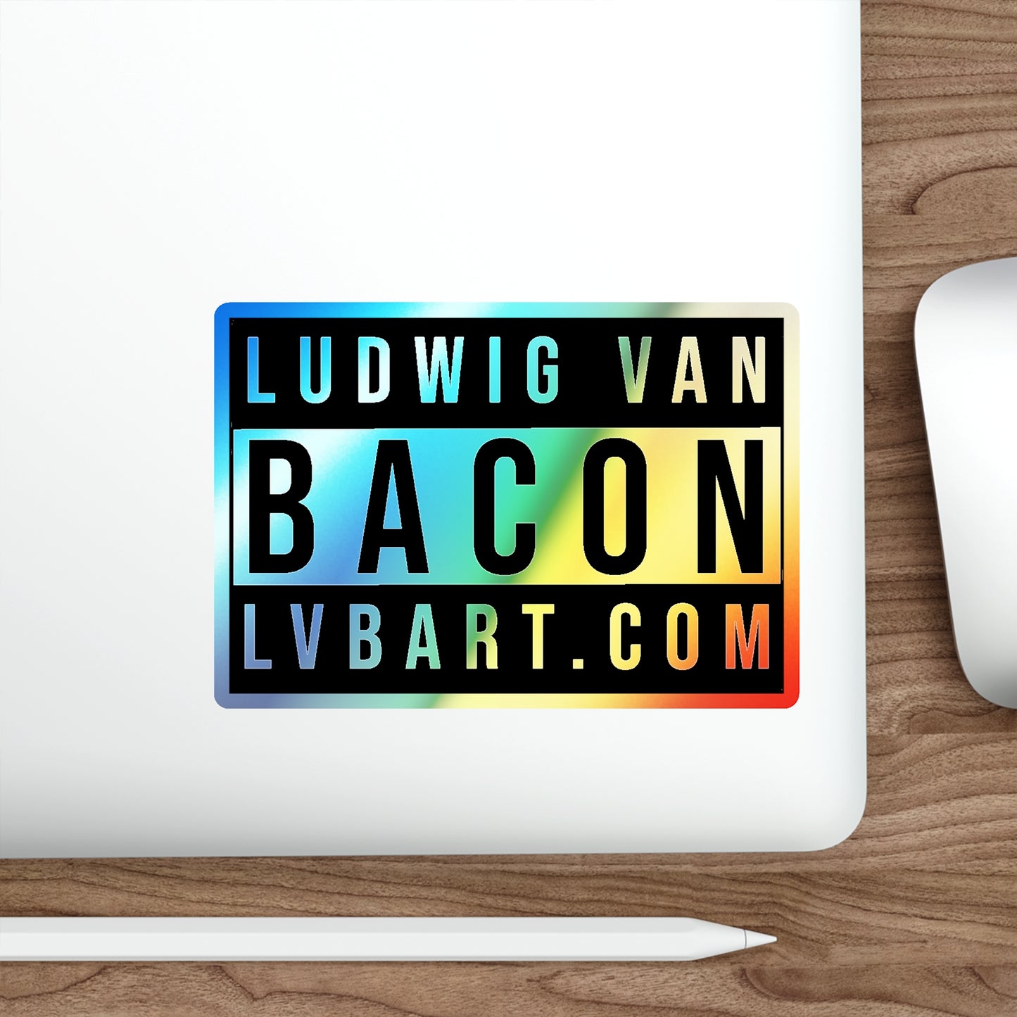LVB Art Advisory Holographic Die-cut Stickers
