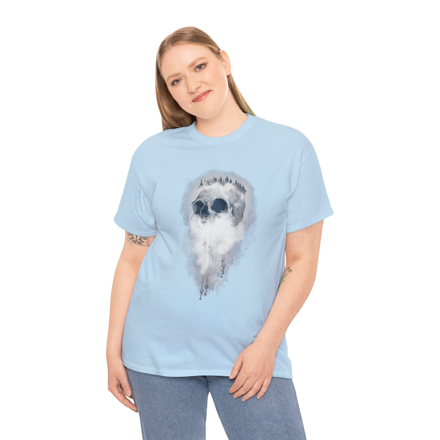 Elemental Skull Air Unisex Heavy Cotton Tee