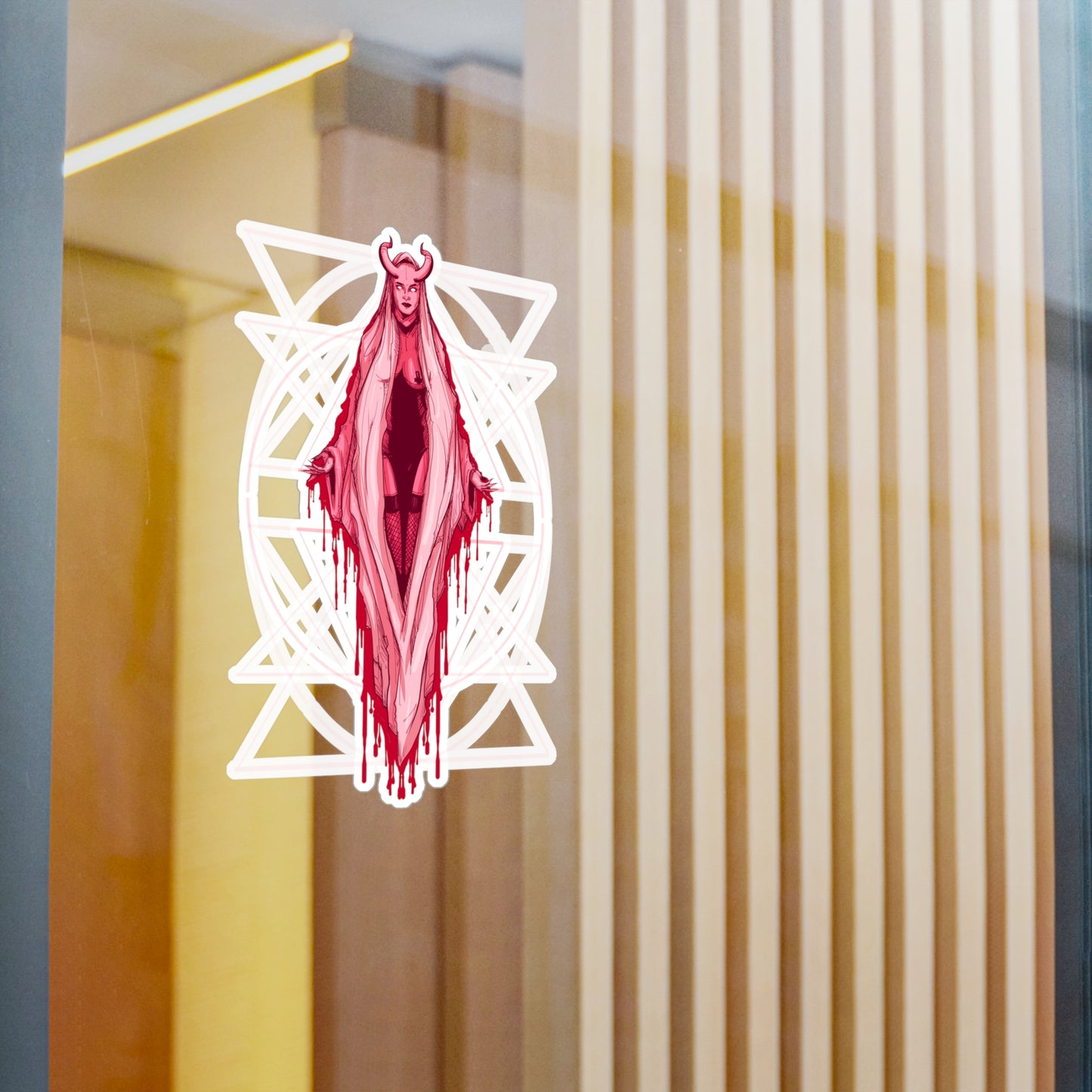 Vagina Mary Kiss-Cut Vinyl Decal
