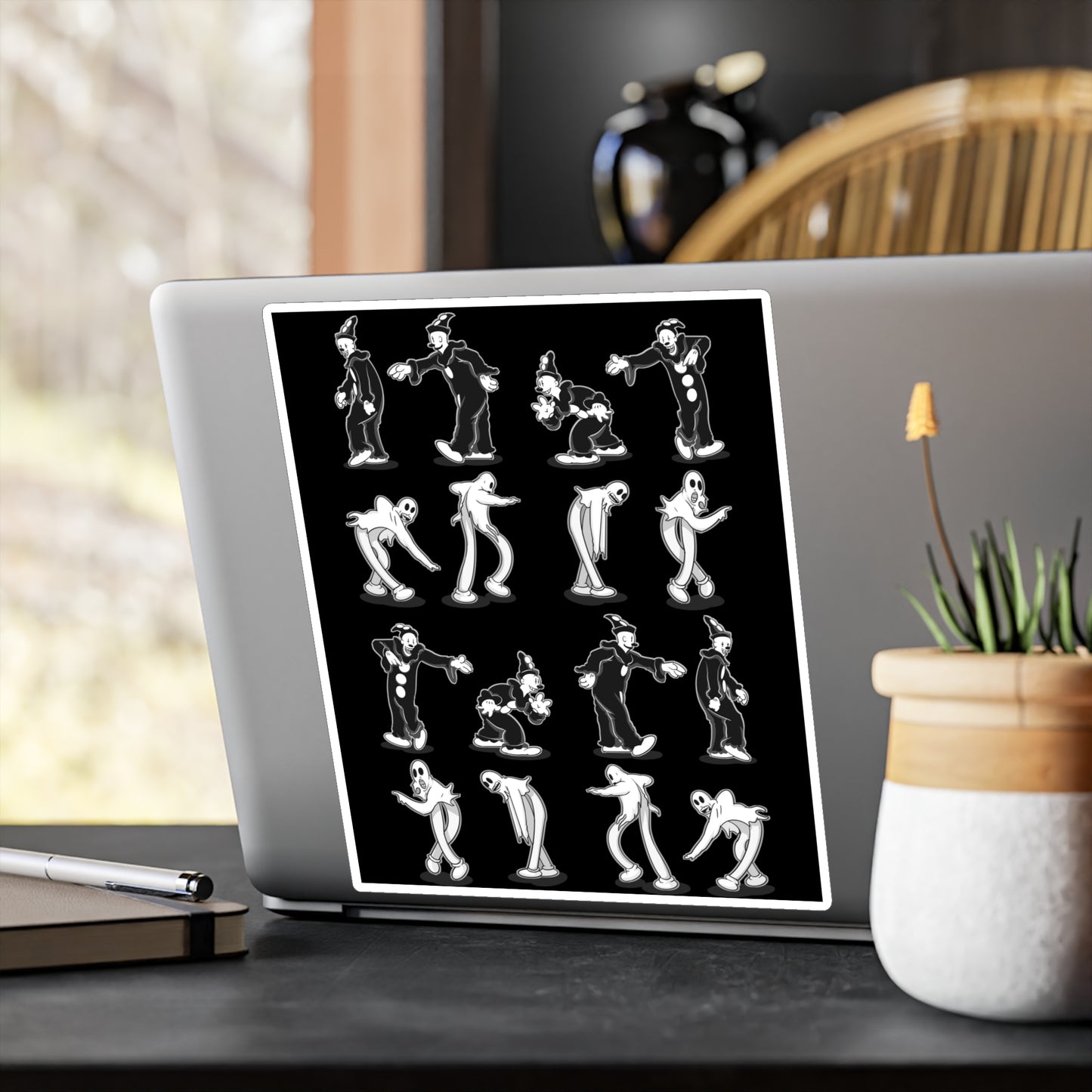 Spooky Two Step Kiss-Cut Vinyl Decal