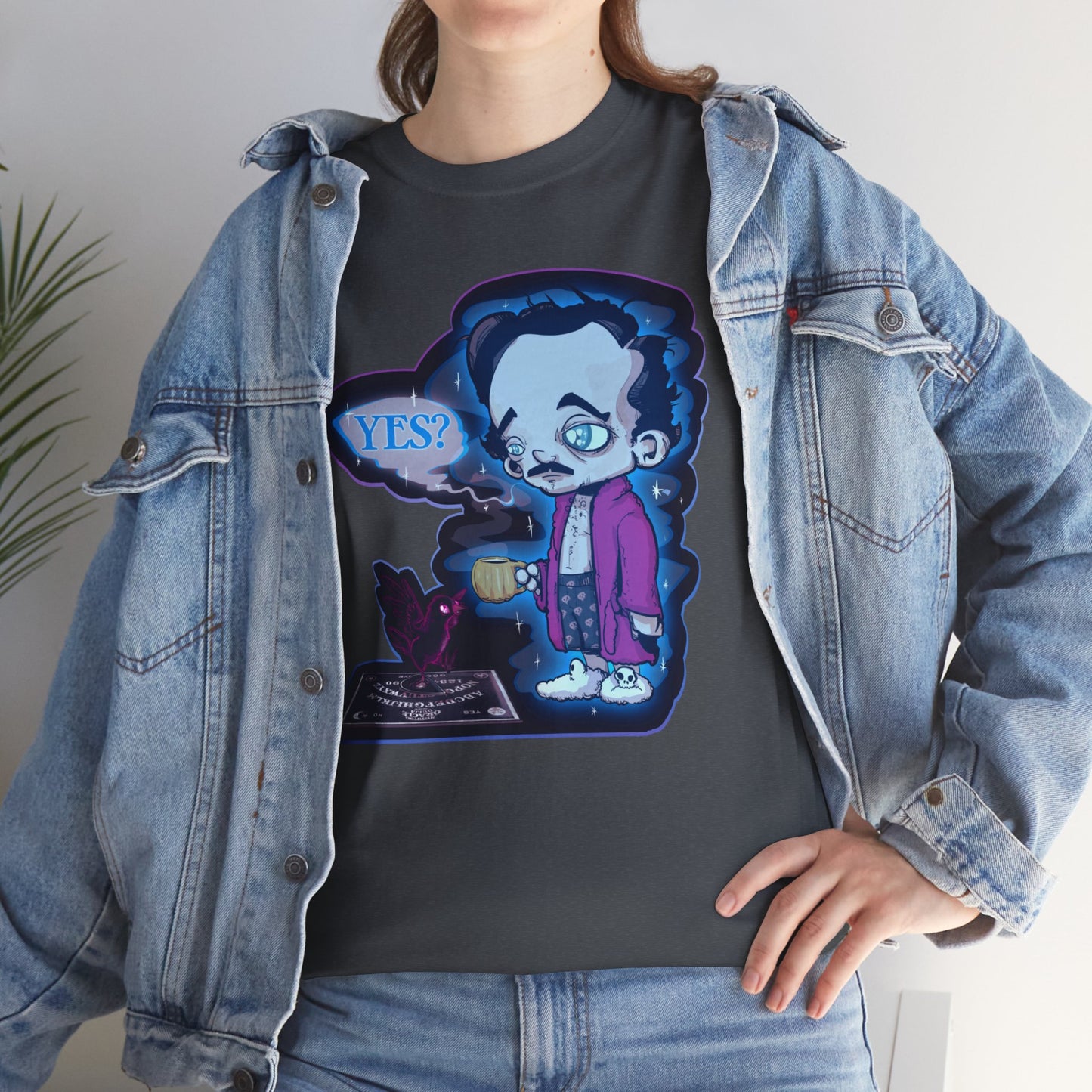 Edgar Allan Ghost Unisex Heavy Cotton Tee