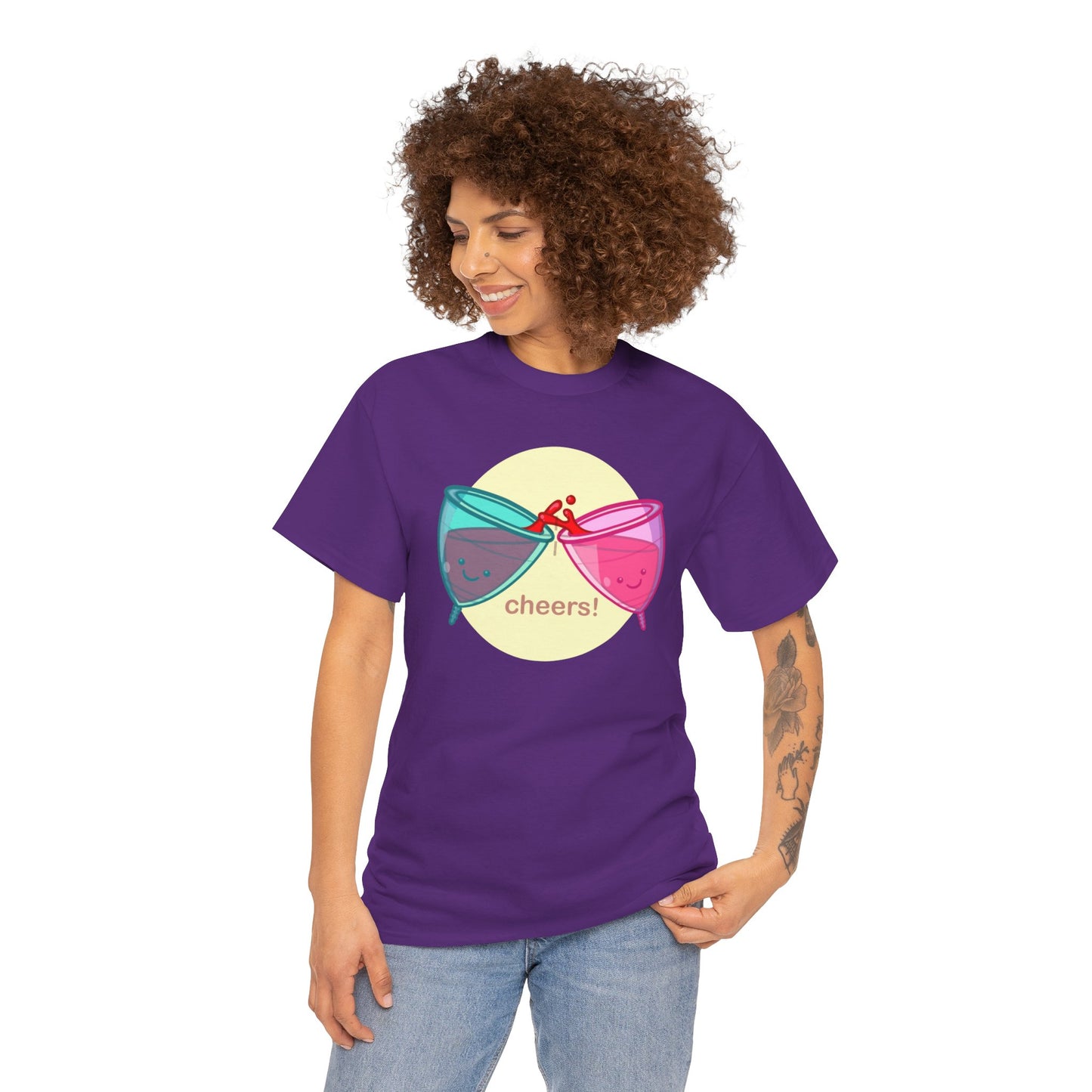 Cheers Unisex Heavy Cotton Tee