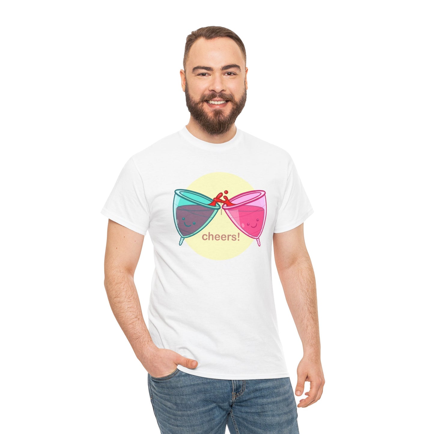 Cheers Unisex Heavy Cotton Tee