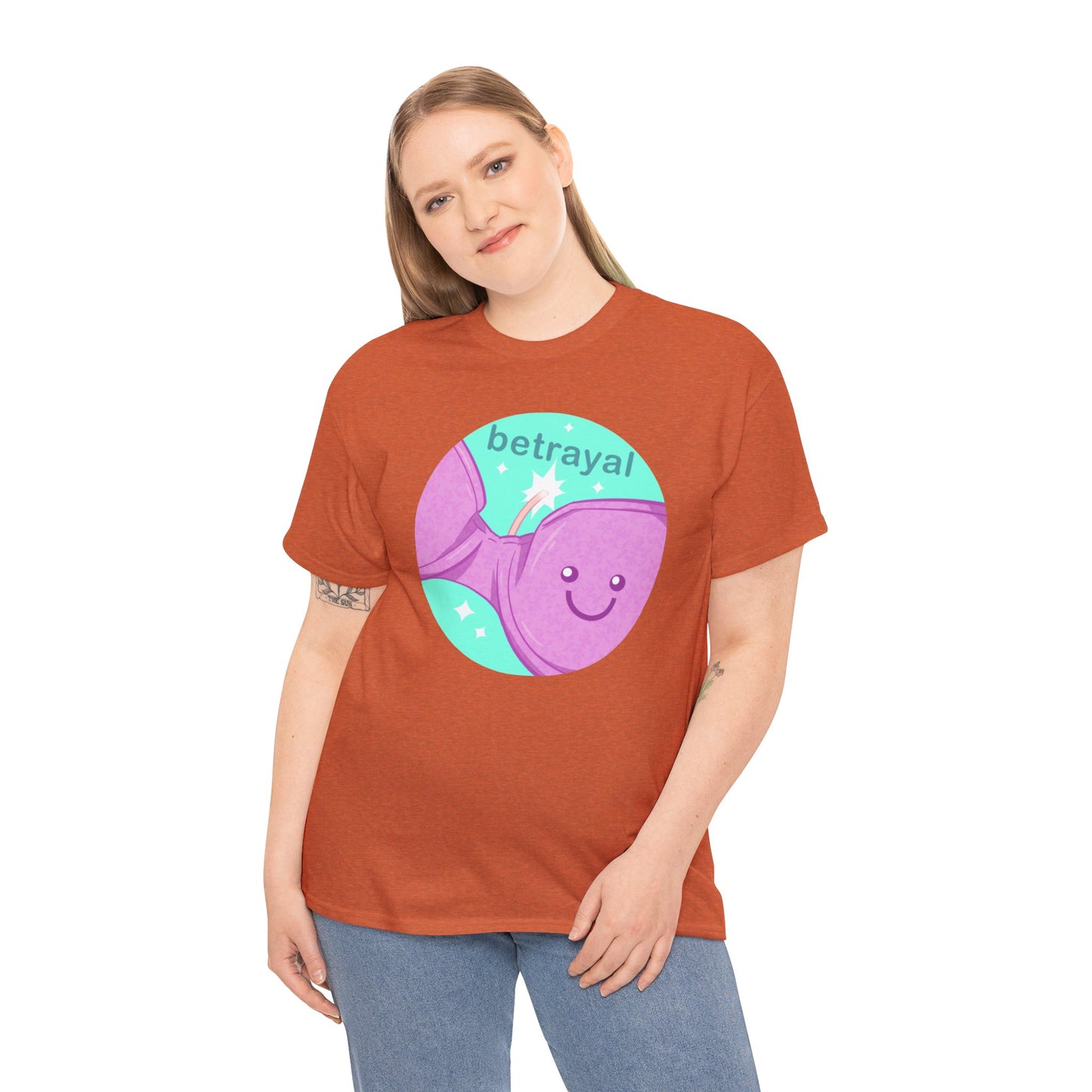 Bra Betrayal Unisex Heavy Cotton Tee
