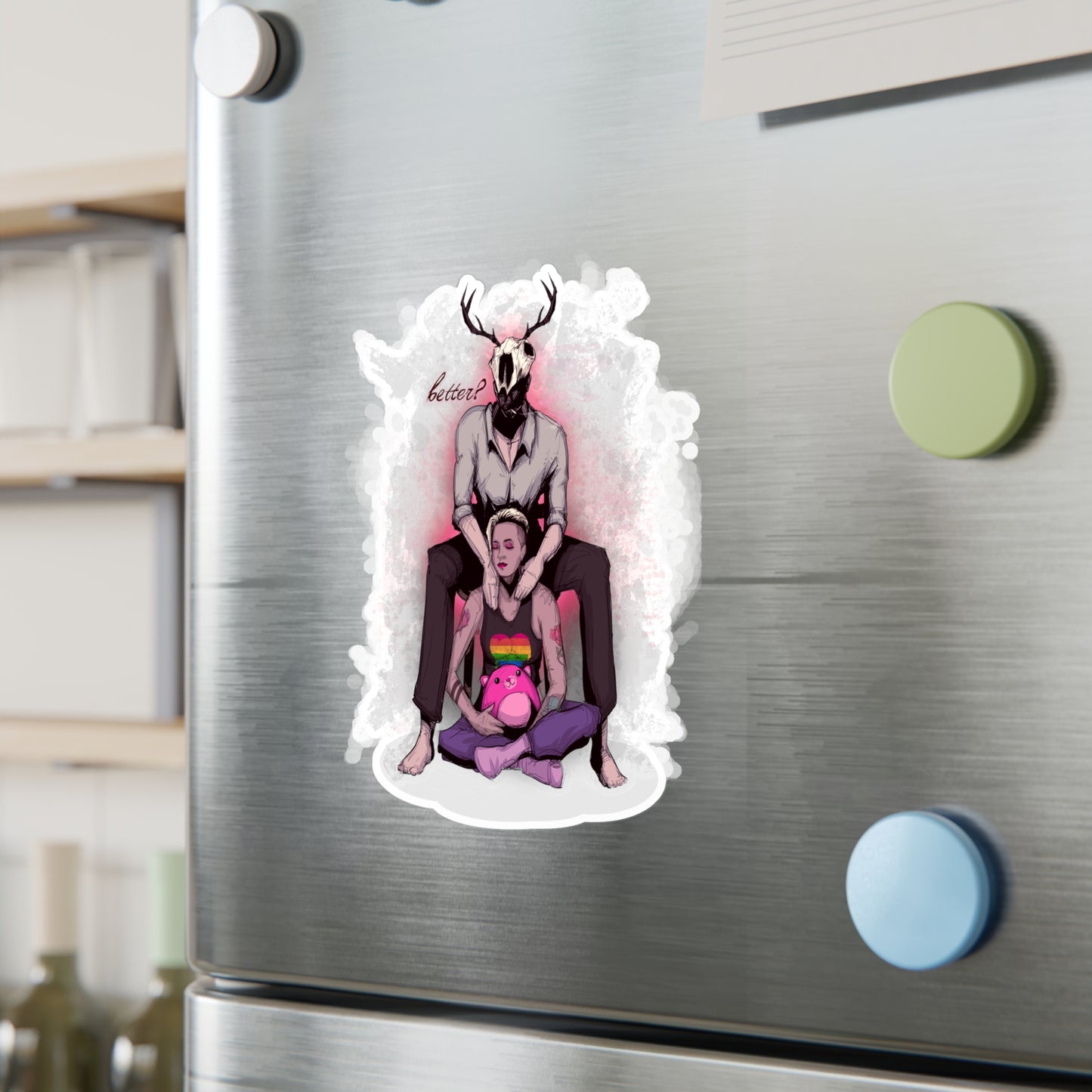 Deer Daddy Series 10: Aftercare Massage Kiss-Cut Vinyl Decal