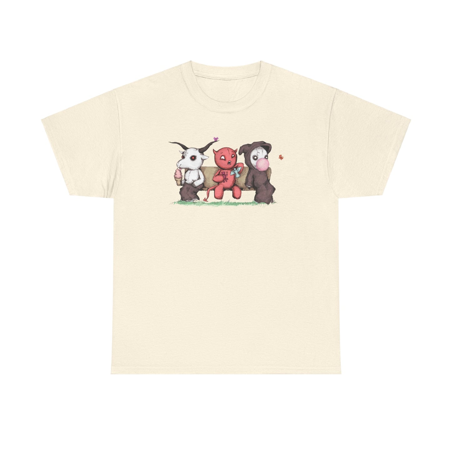 Evil Day Off Unisex Heavy Cotton Tee