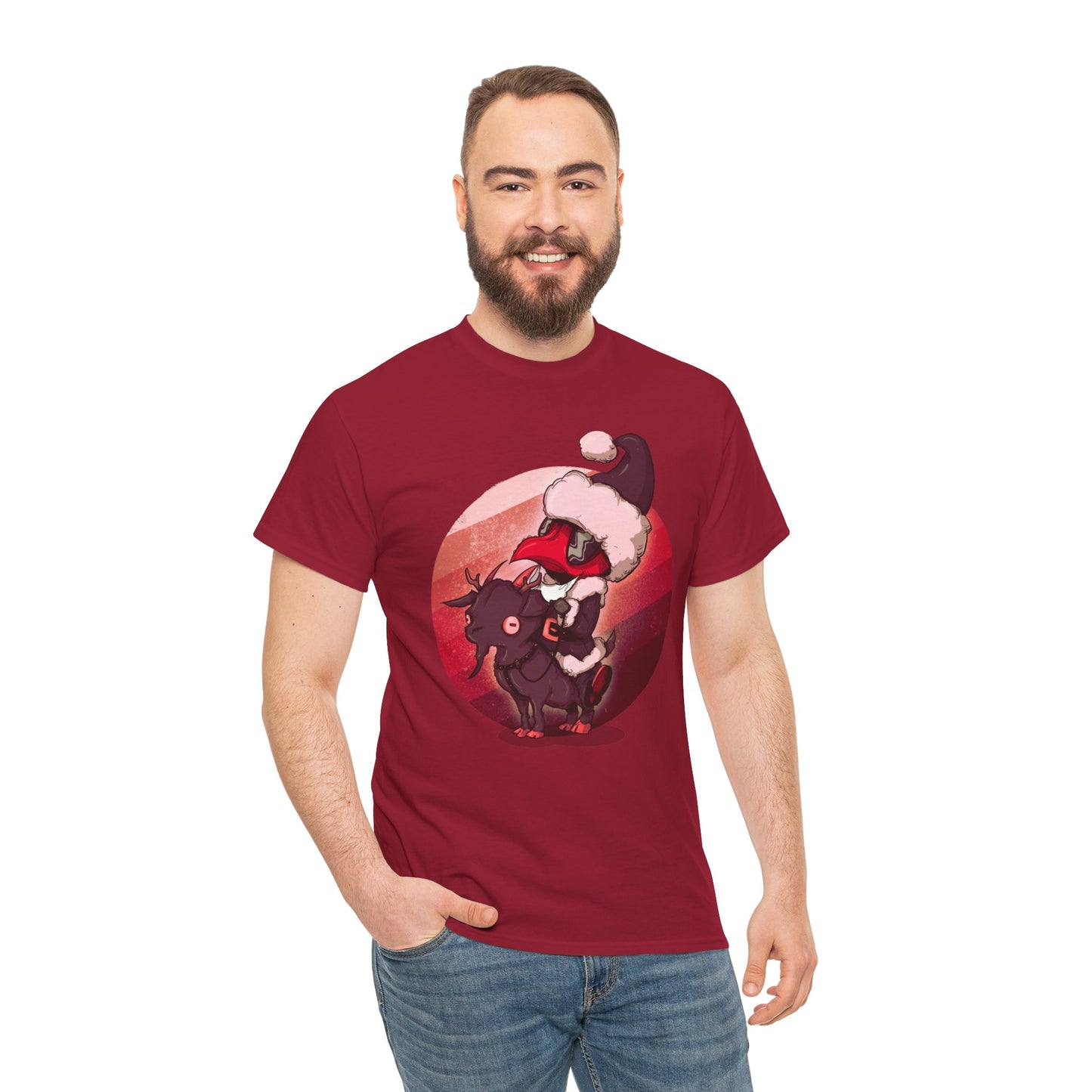 Plague Doctor Santa Unisex Heavy Cotton Tee