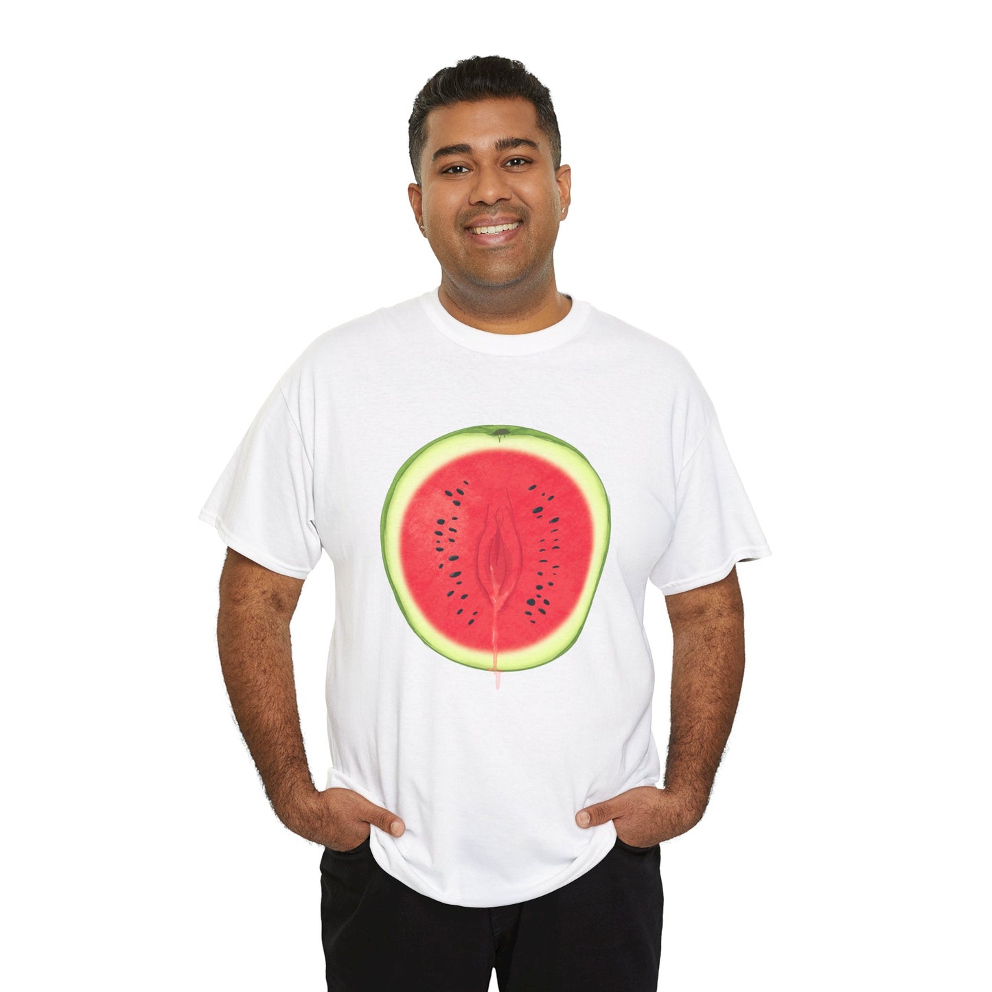 Juicy Watermelon Unisex Heavy Cotton Tee