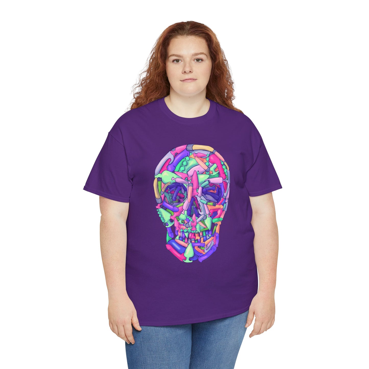 Sex Toy Skull Unisex Heavy Cotton Tee
