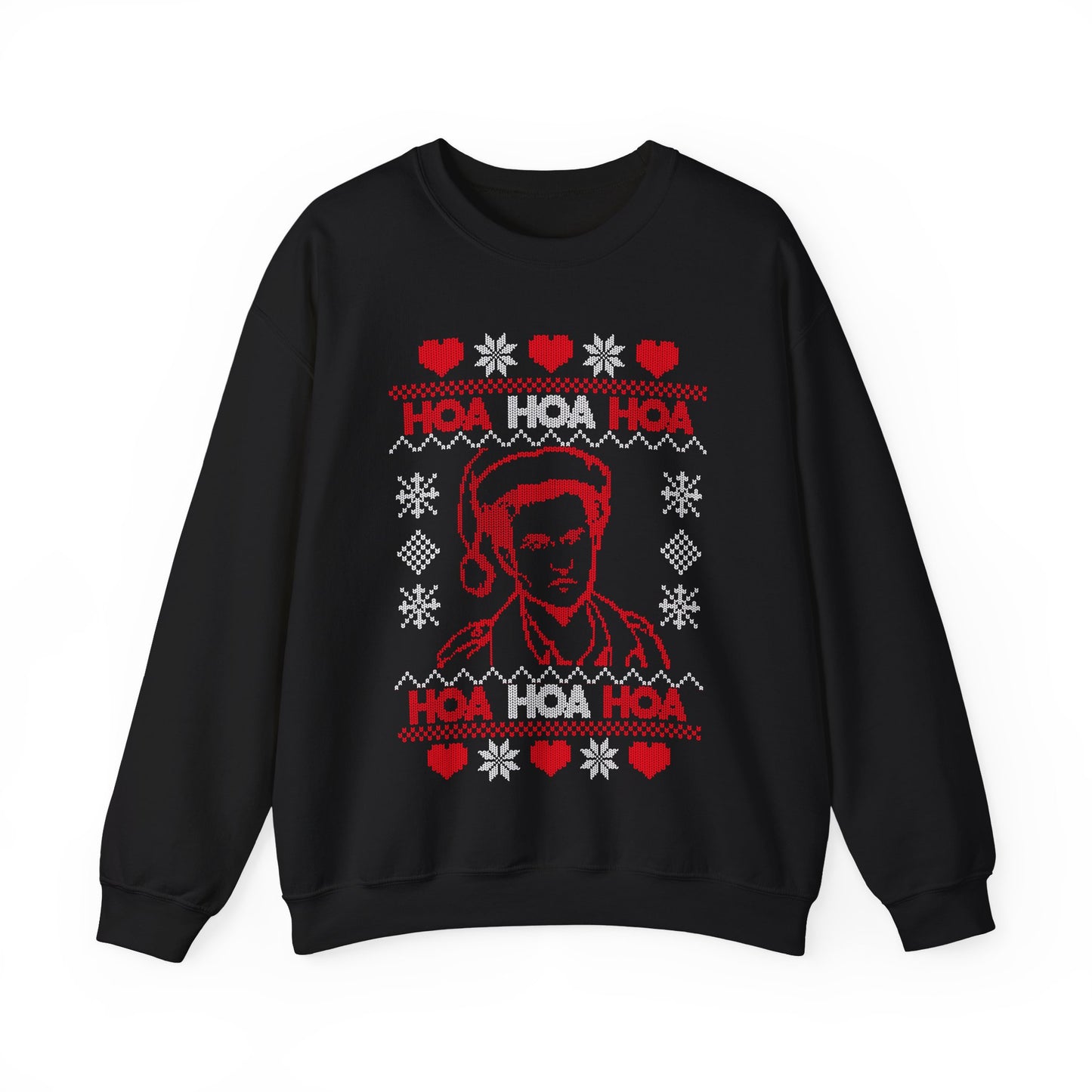 HOA HOA HOA Christmas (Red) Unisex Heavy Blend™ Crewneck Sweatshirt