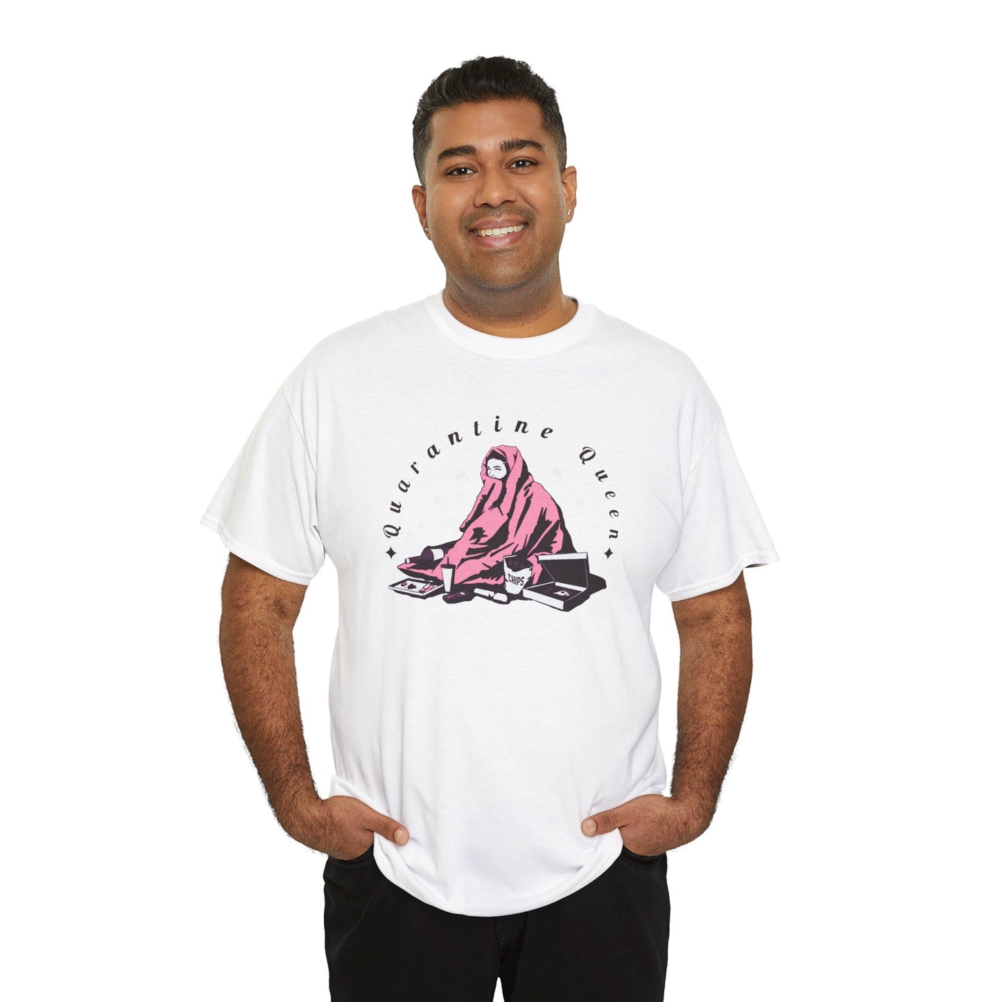 Quarantine Queen Unisex Heavy Cotton Tee