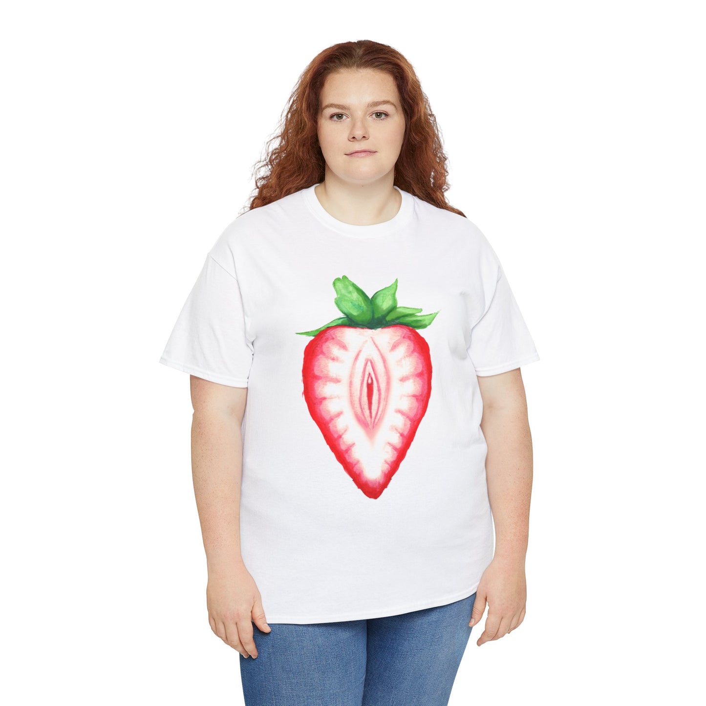 Juicy Strawberry Unisex Heavy Cotton Tee