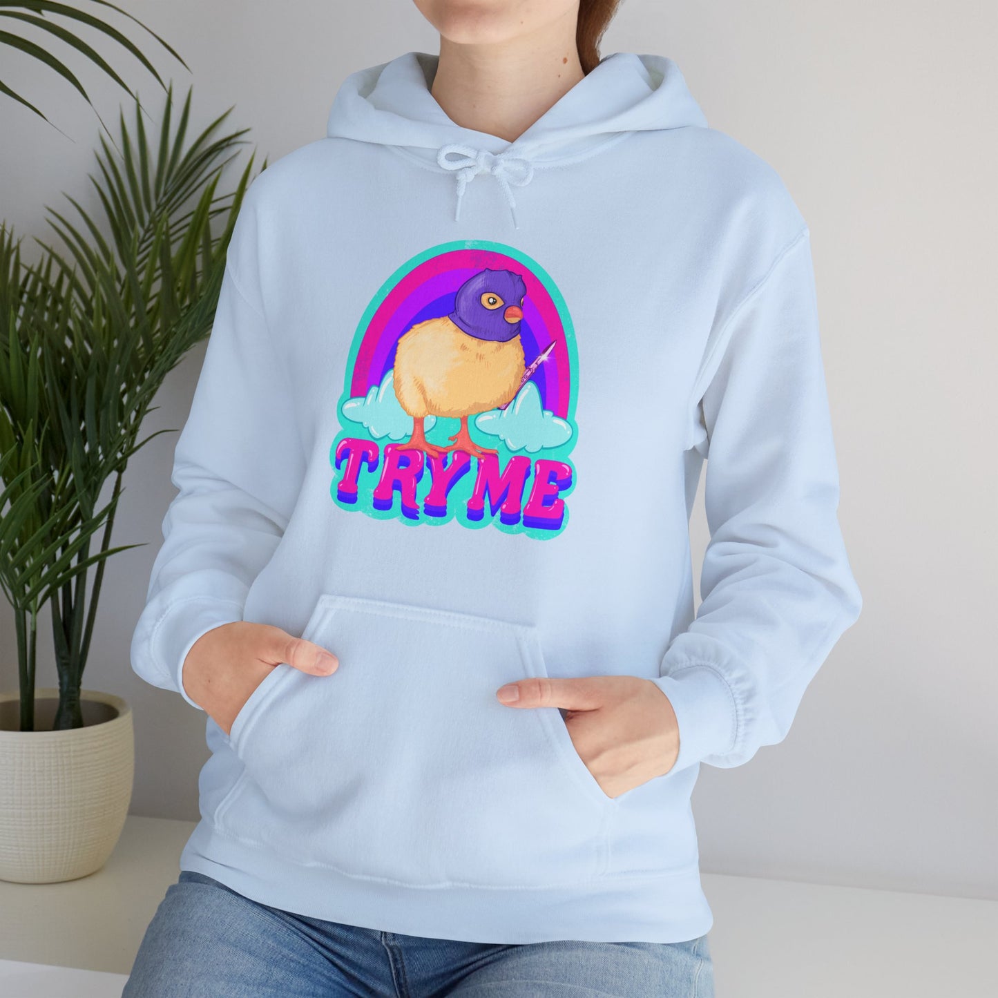 Try Me Unisex Heavy Blend Hooded Sweatshirt