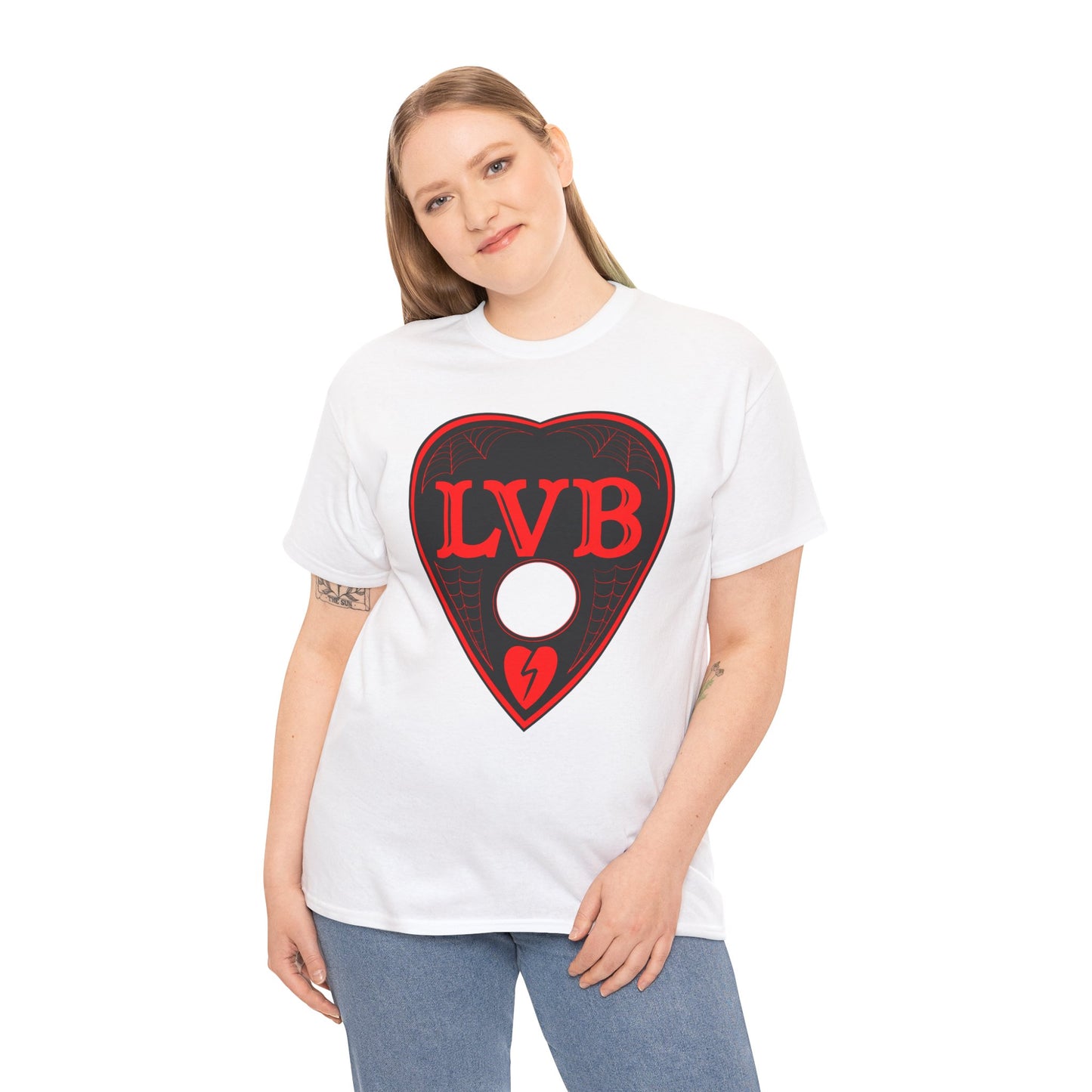 LVB Art Red Planchette Unisex Heavy Cotton Tee