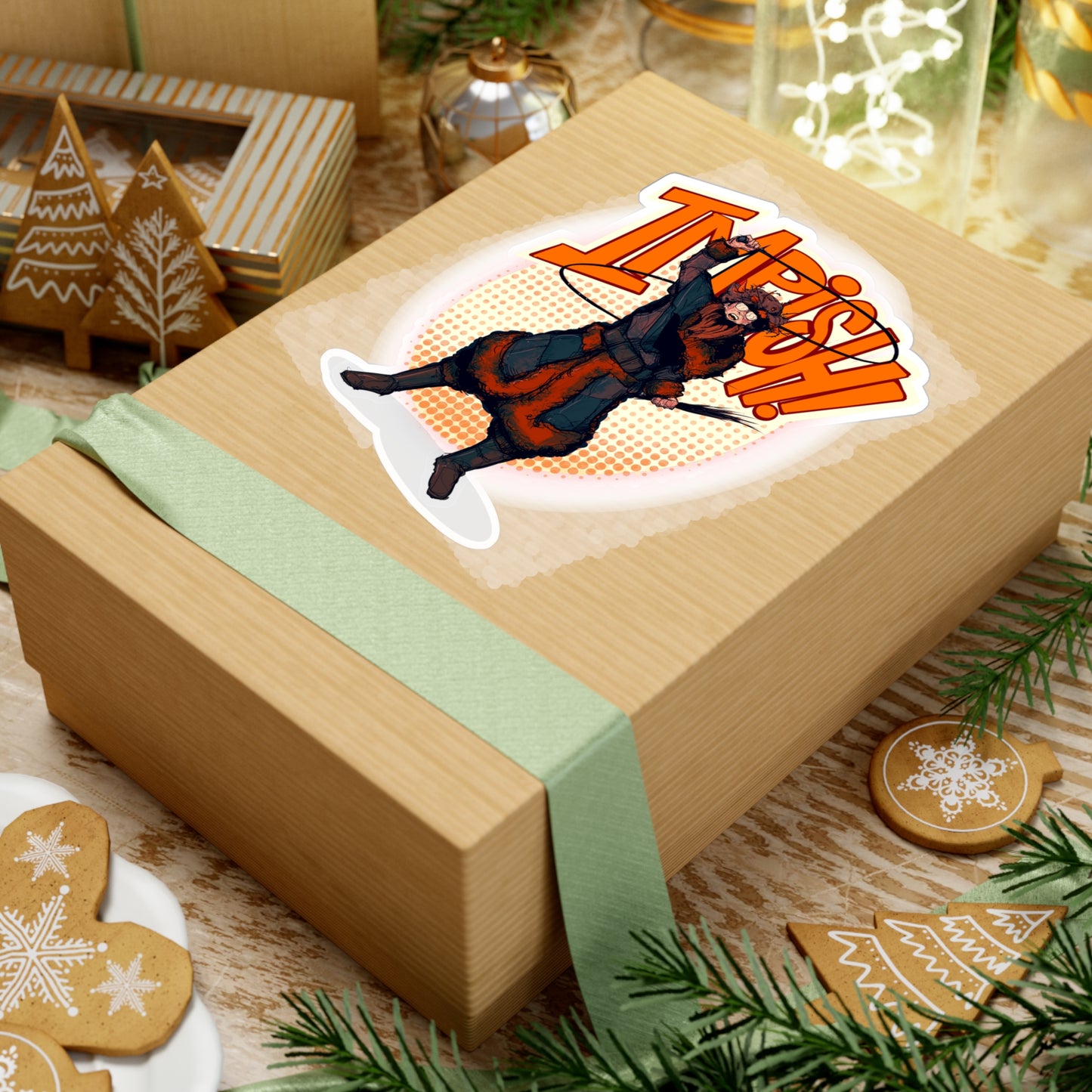 Impish Kiss-Cut Vinyl Decal