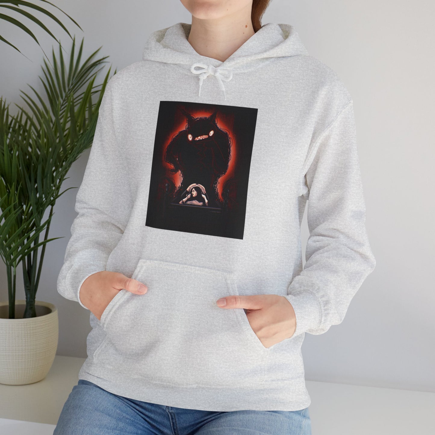 Sleep Paralysis Demon Unisex Heavy Blend Hooded Sweatshirt