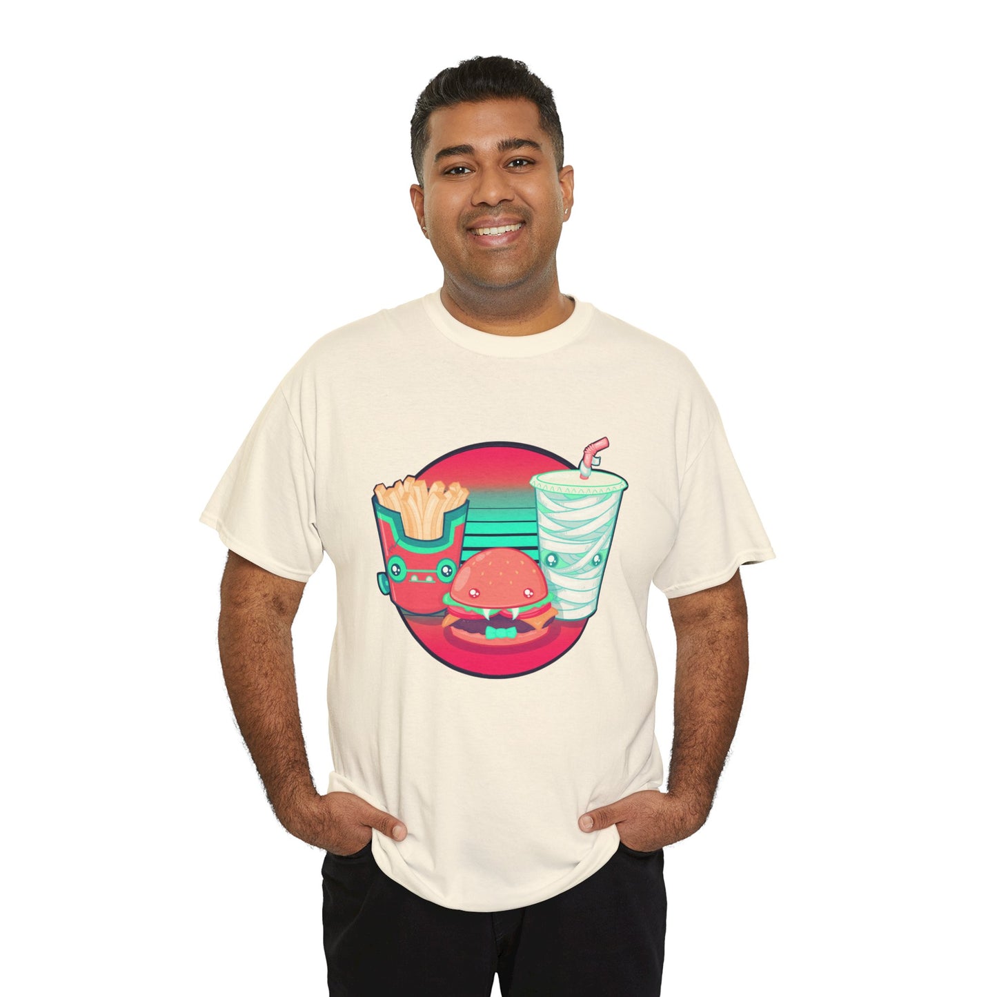 Spooky Fast Food Unisex Heavy Cotton Tee