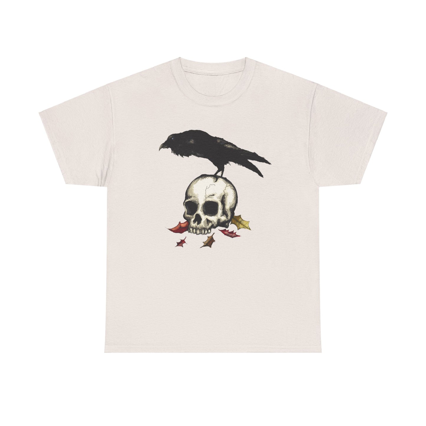Crow Skull Unisex Heavy Cotton Tee