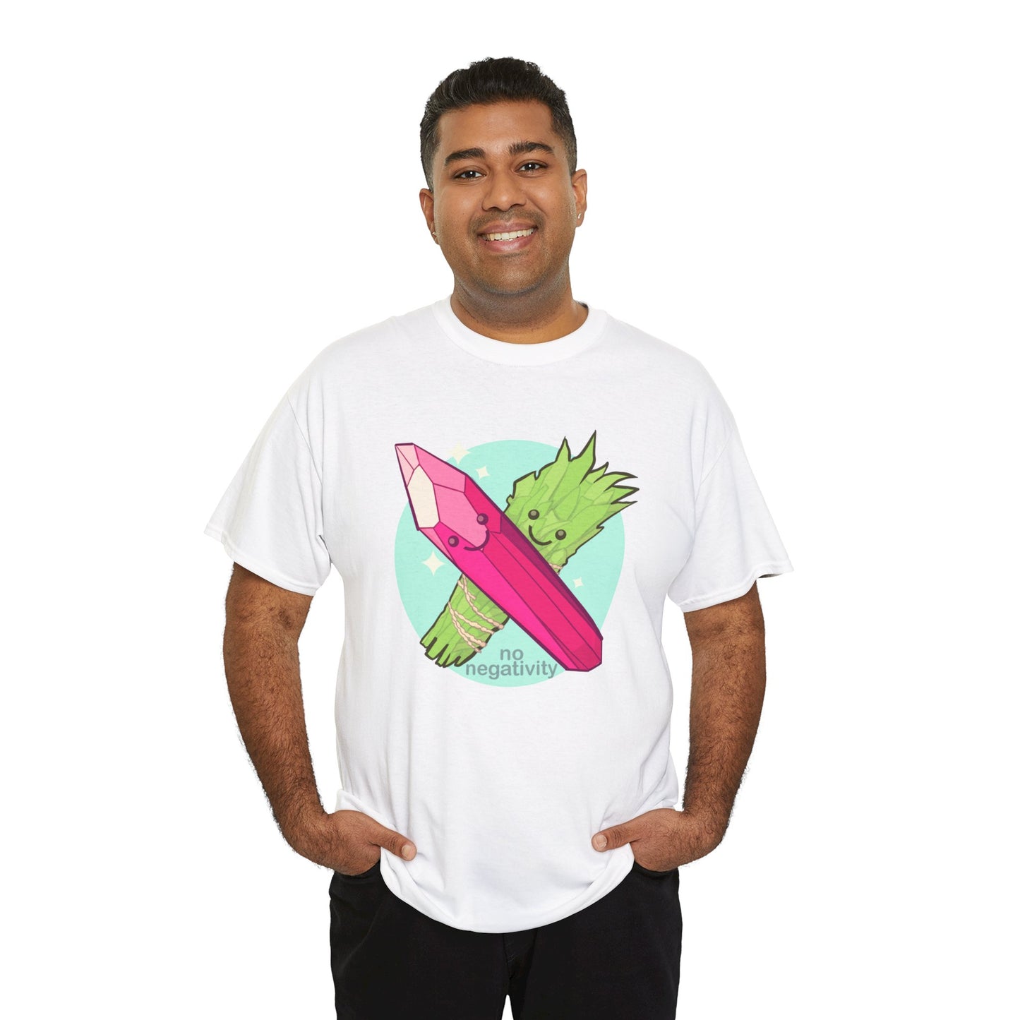 No Negativity Unisex Heavy Cotton Tee