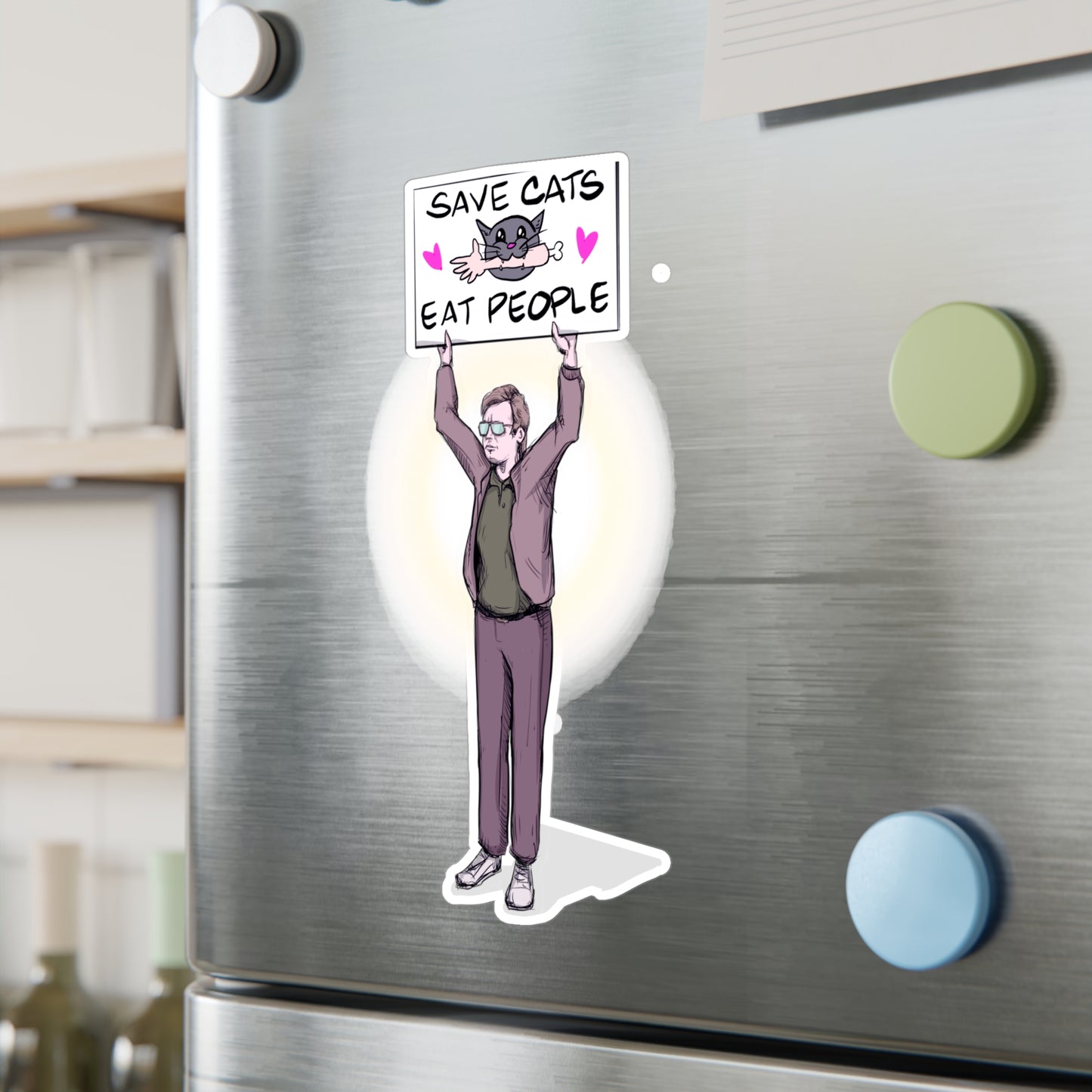 Activist Jeffrey Kiss-Cut Vinyl Decal