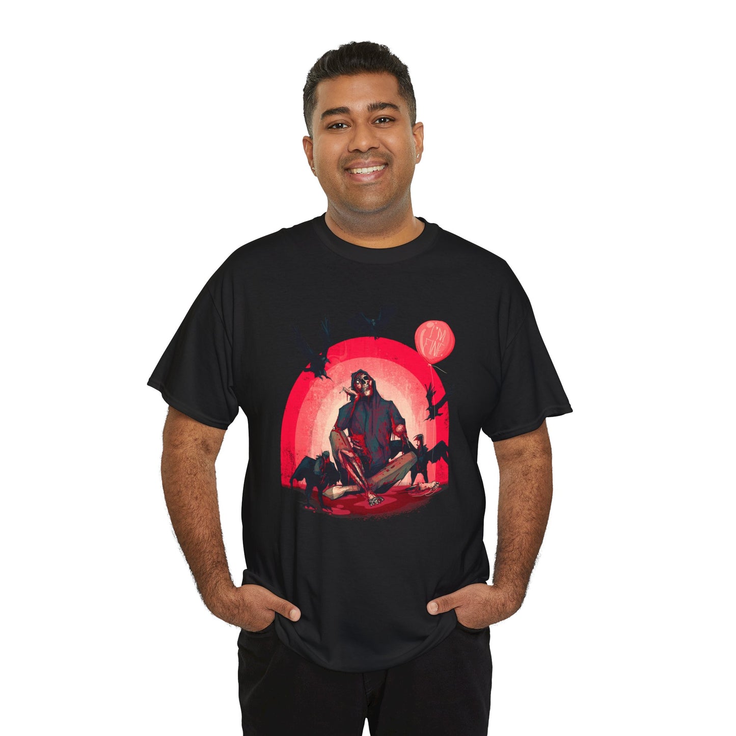 I'm Fine Unisex Heavy Cotton Tee
