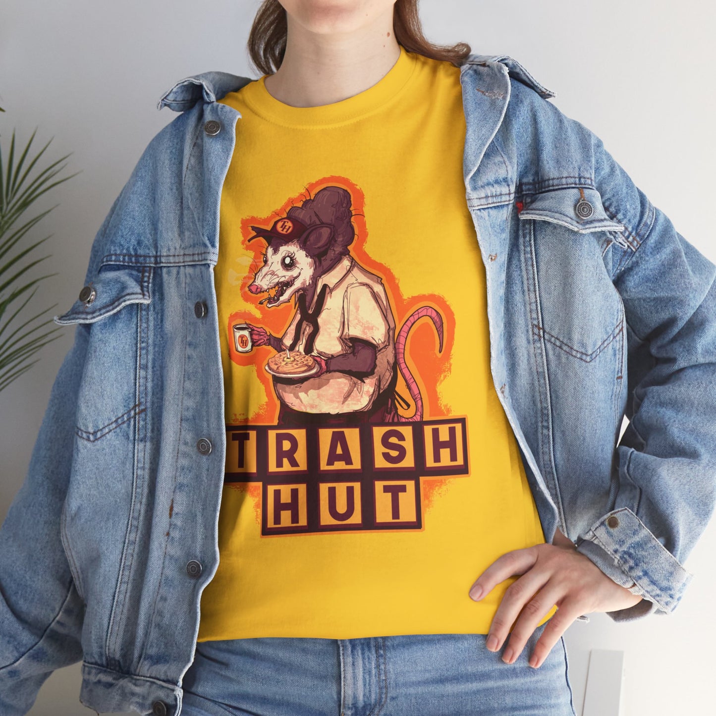 Trash Hut Unisex Heavy Cotton Tee