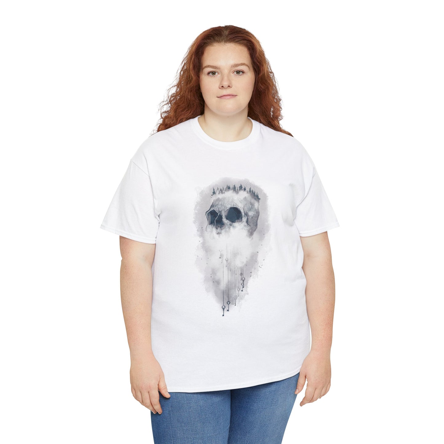 Elemental Skull Air Unisex Heavy Cotton Tee