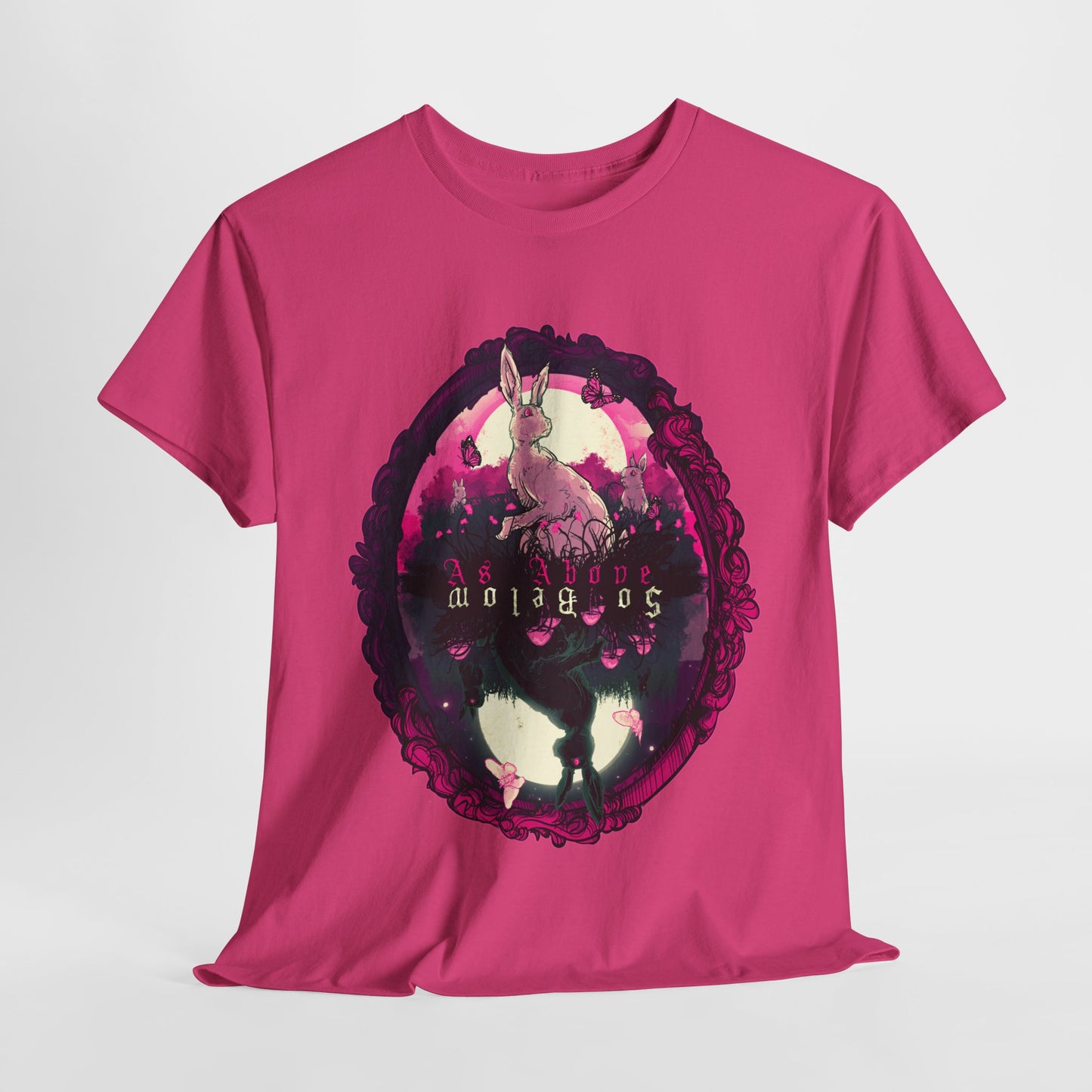 As Above So Below Spring Unisex Heavy Cotton Tee