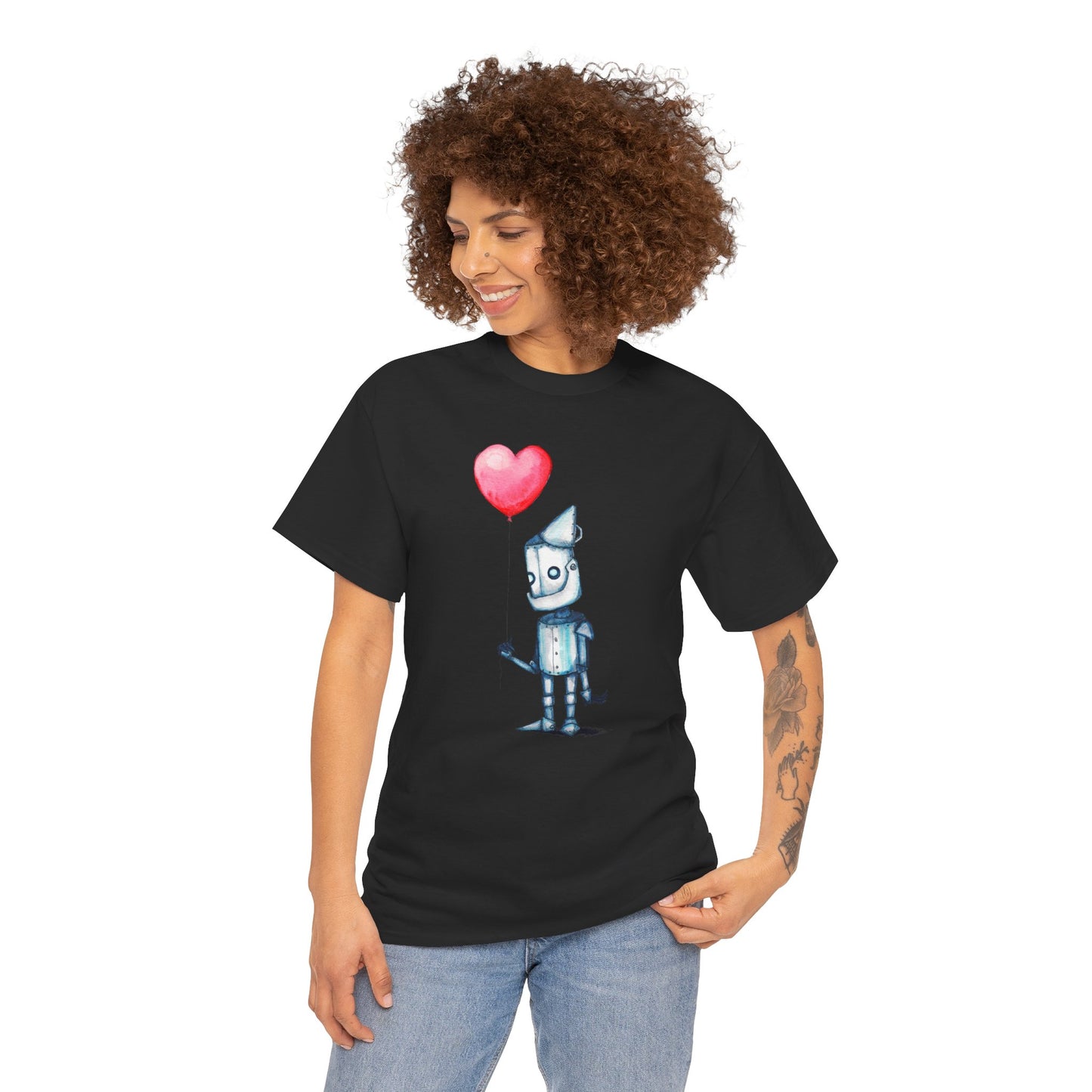 Tinman Gets A Heart Unisex Heavy Cotton Tee