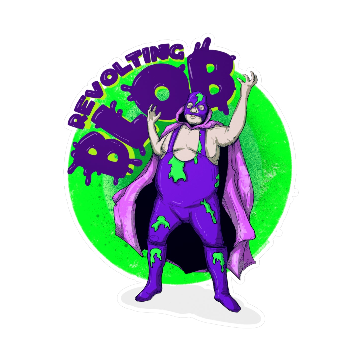 Revolting Blob Kiss-Cut Vinyl Decal