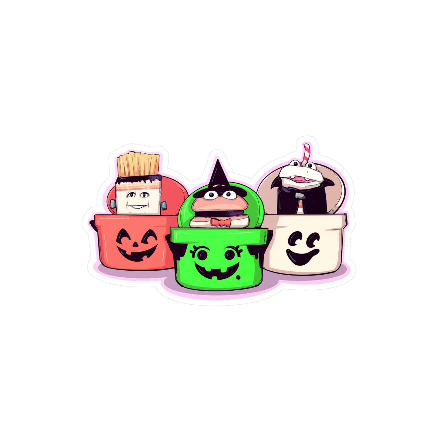 Spooky Fast Food Kiss-Cut Vinyl Decal
