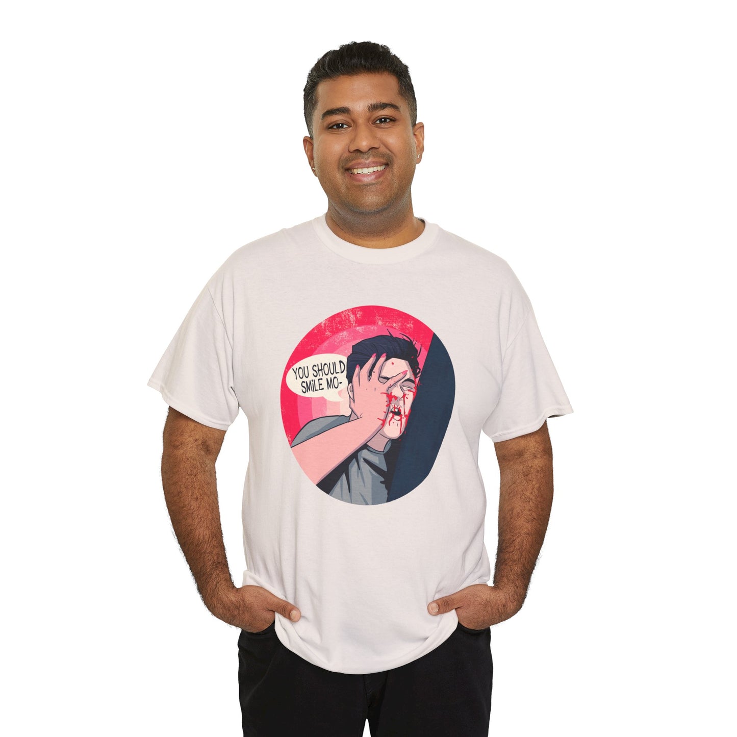 Smile Unisex Heavy Cotton Tee