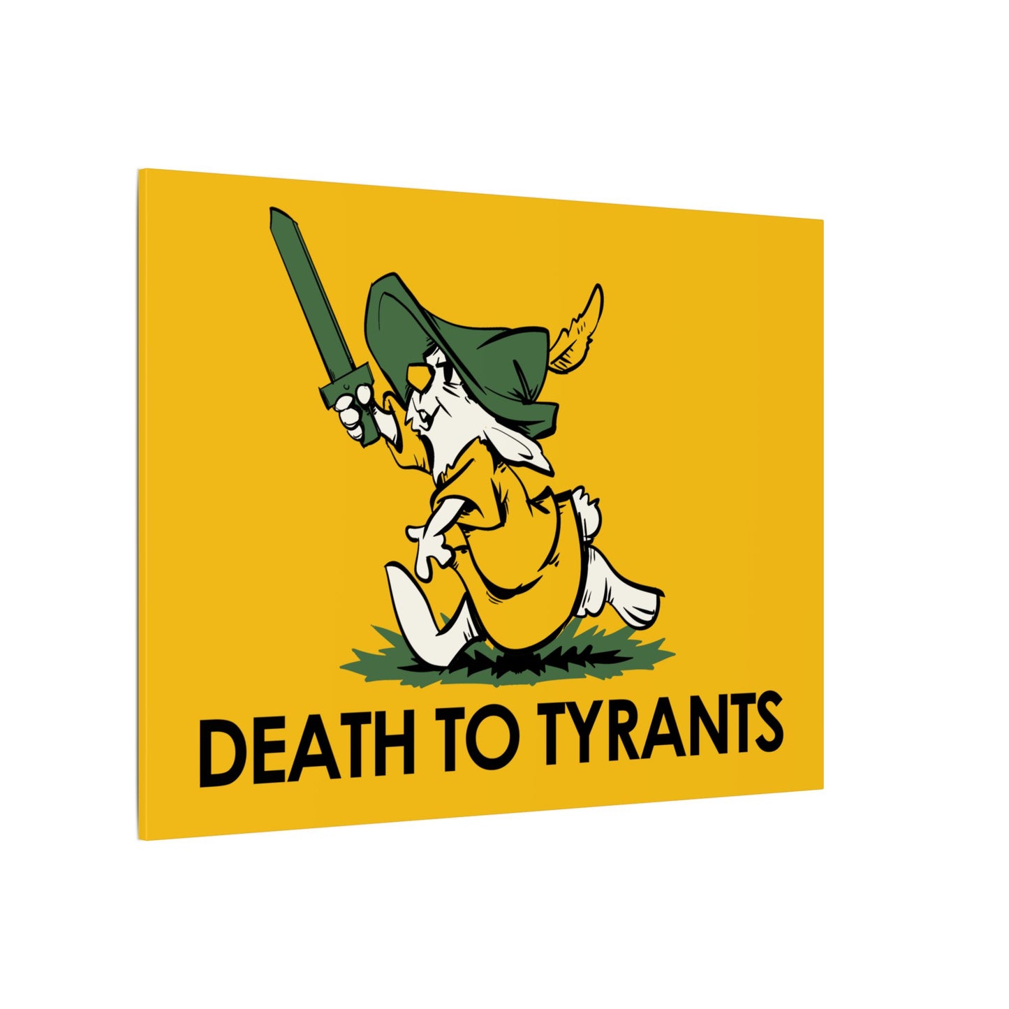 Death To Tyrants Matte Canvas Stretched