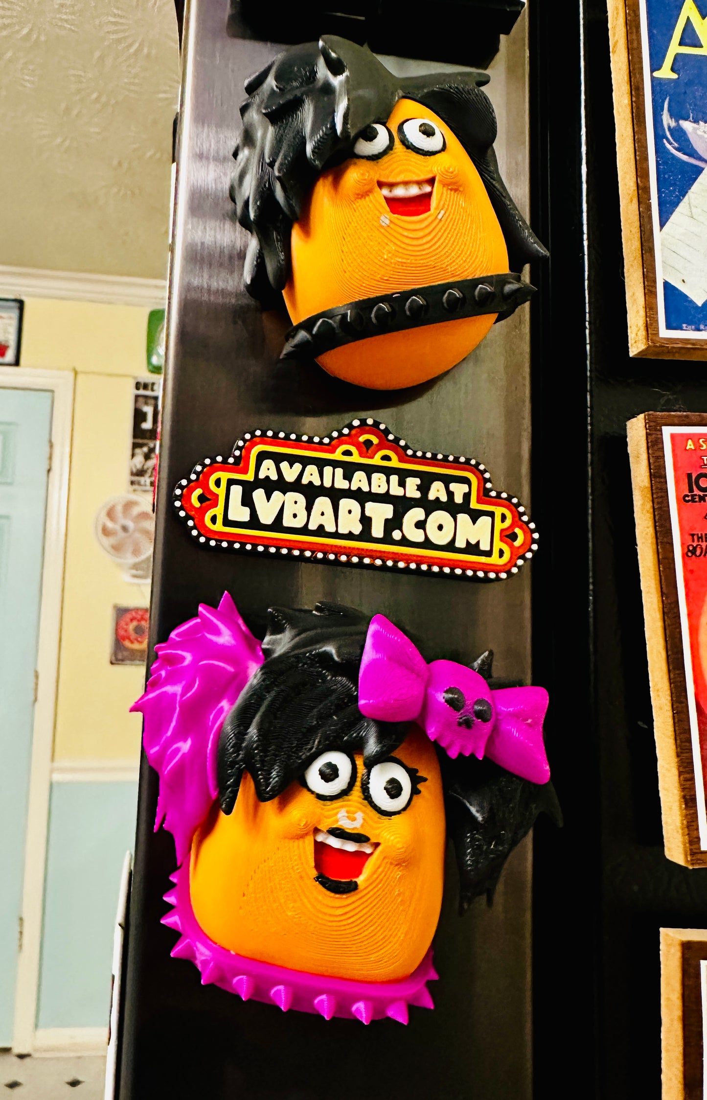 Emo Nugget Buddy Fridge Magnets 3D Print