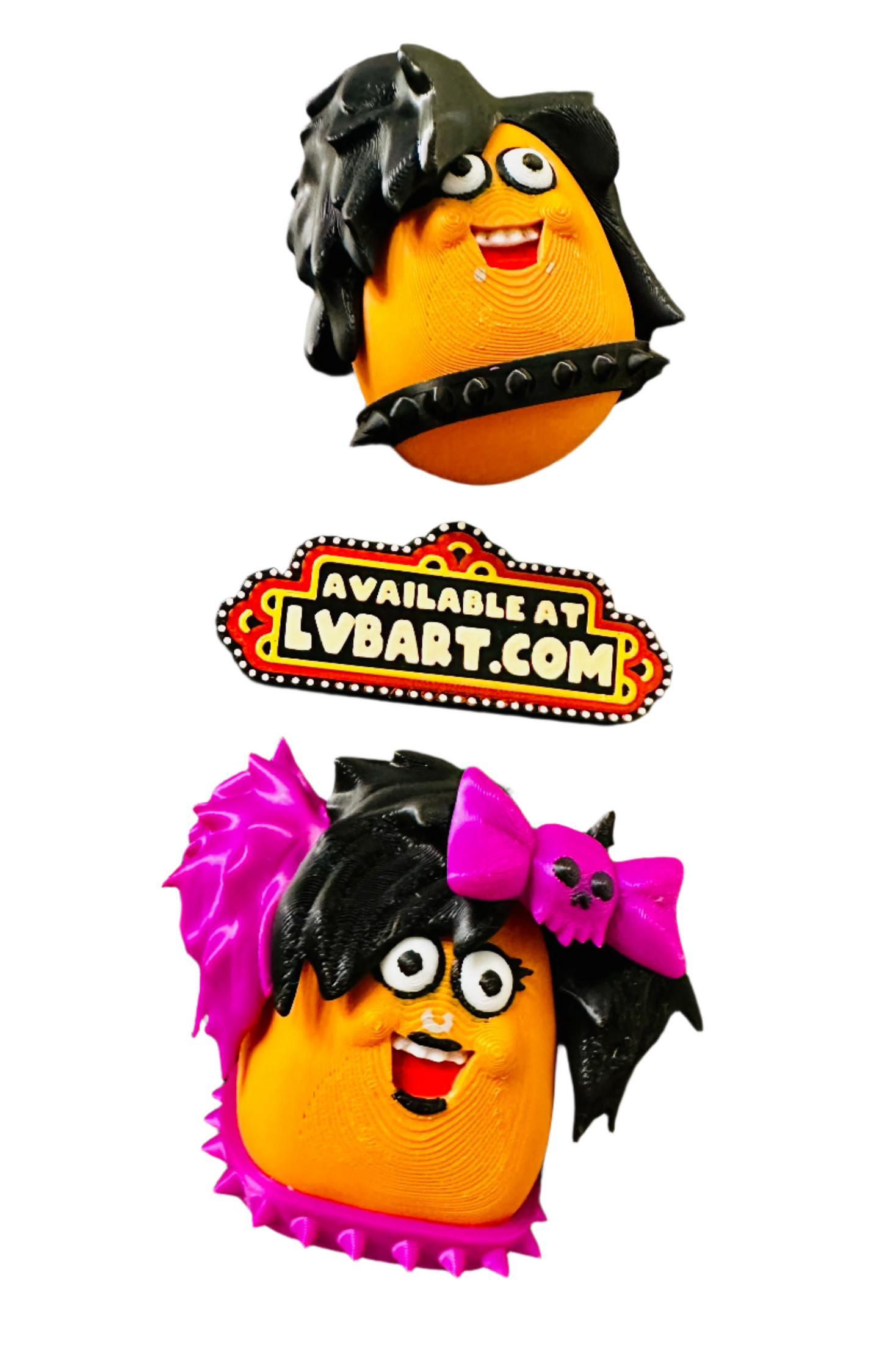 Emo Nugget Buddy Fridge Magnets 3D Print