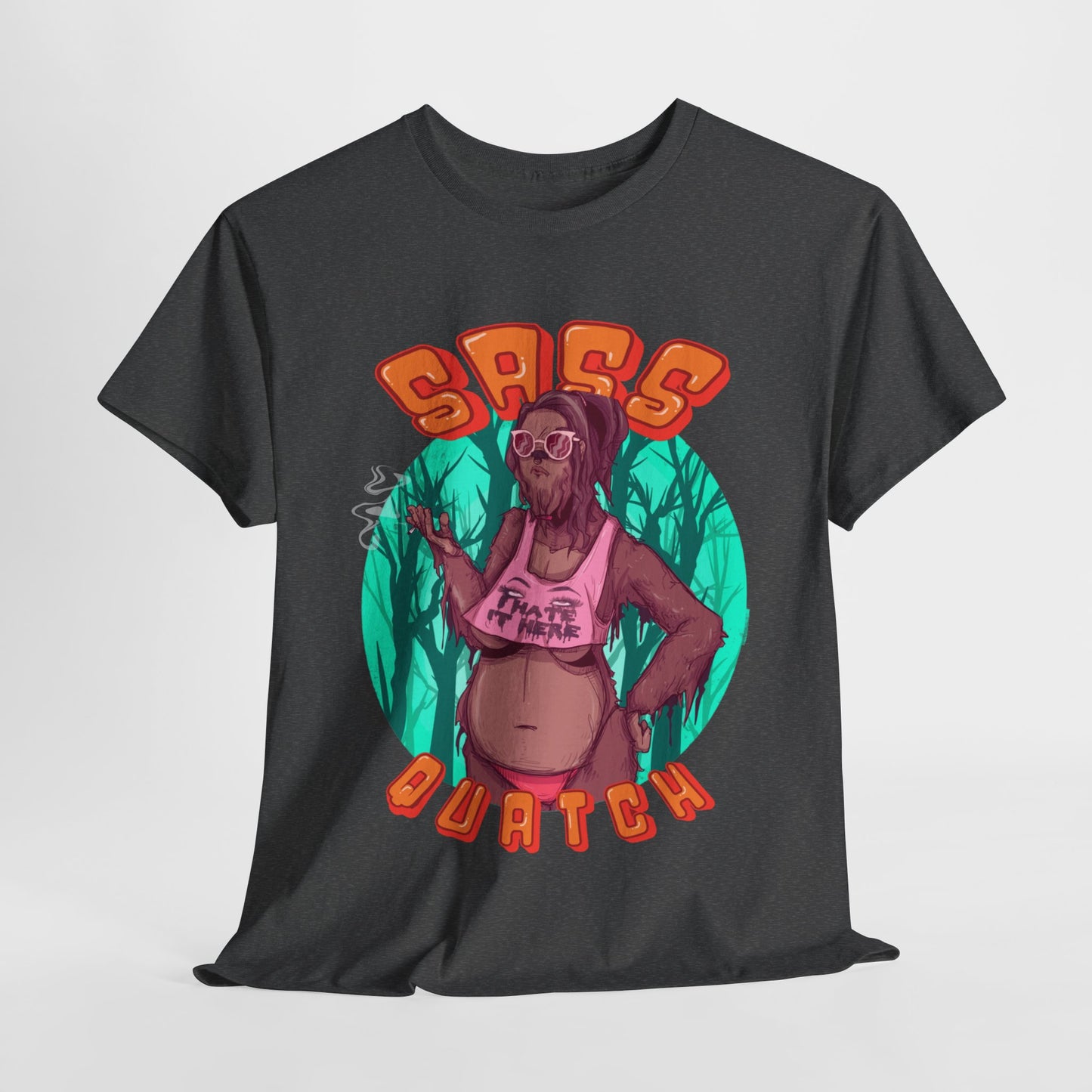 Sass Quatch Unisex Heavy Cotton Tee