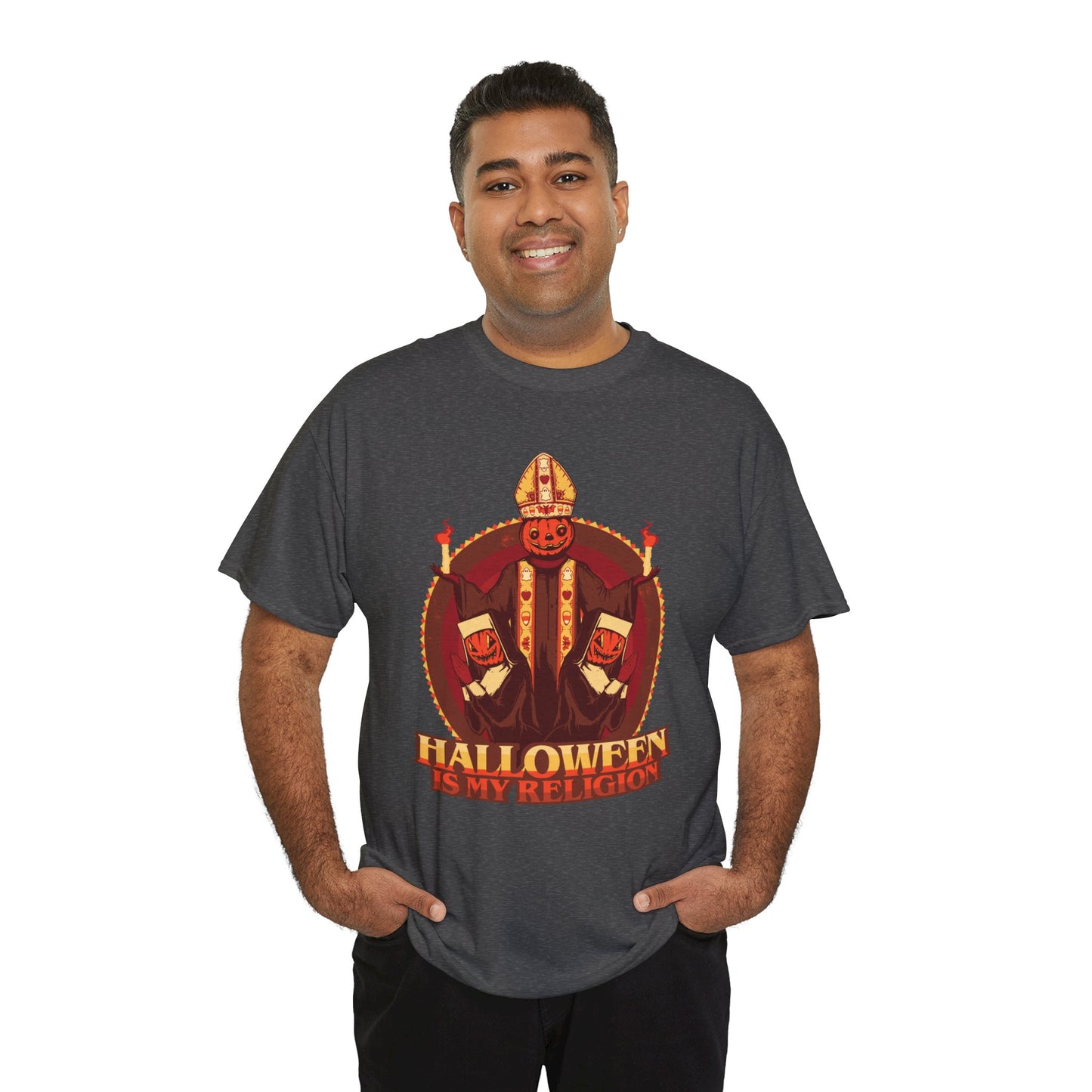 Halloween Is My Religion Unisex Heavy Cotton Tee