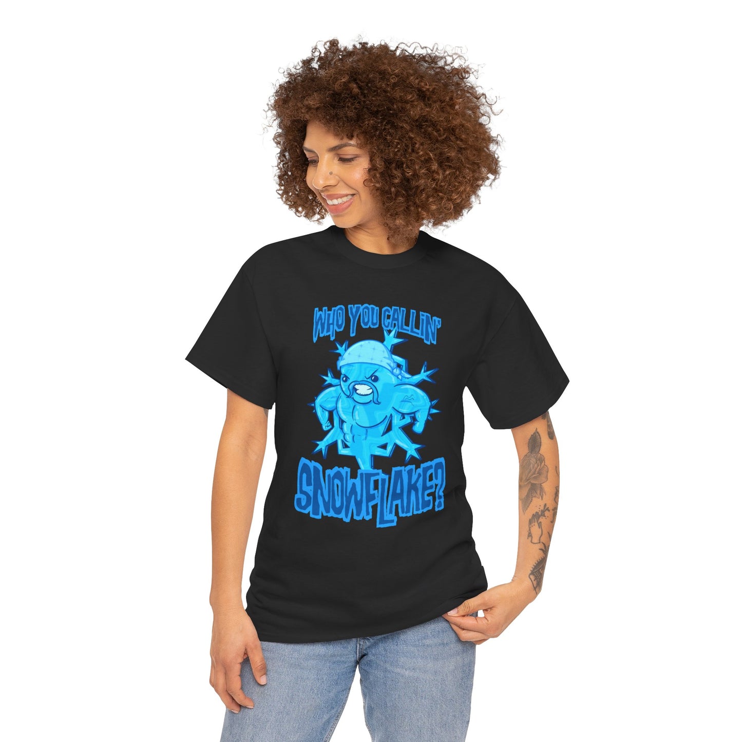 Tough Snowflake Unisex Heavy Cotton Tee