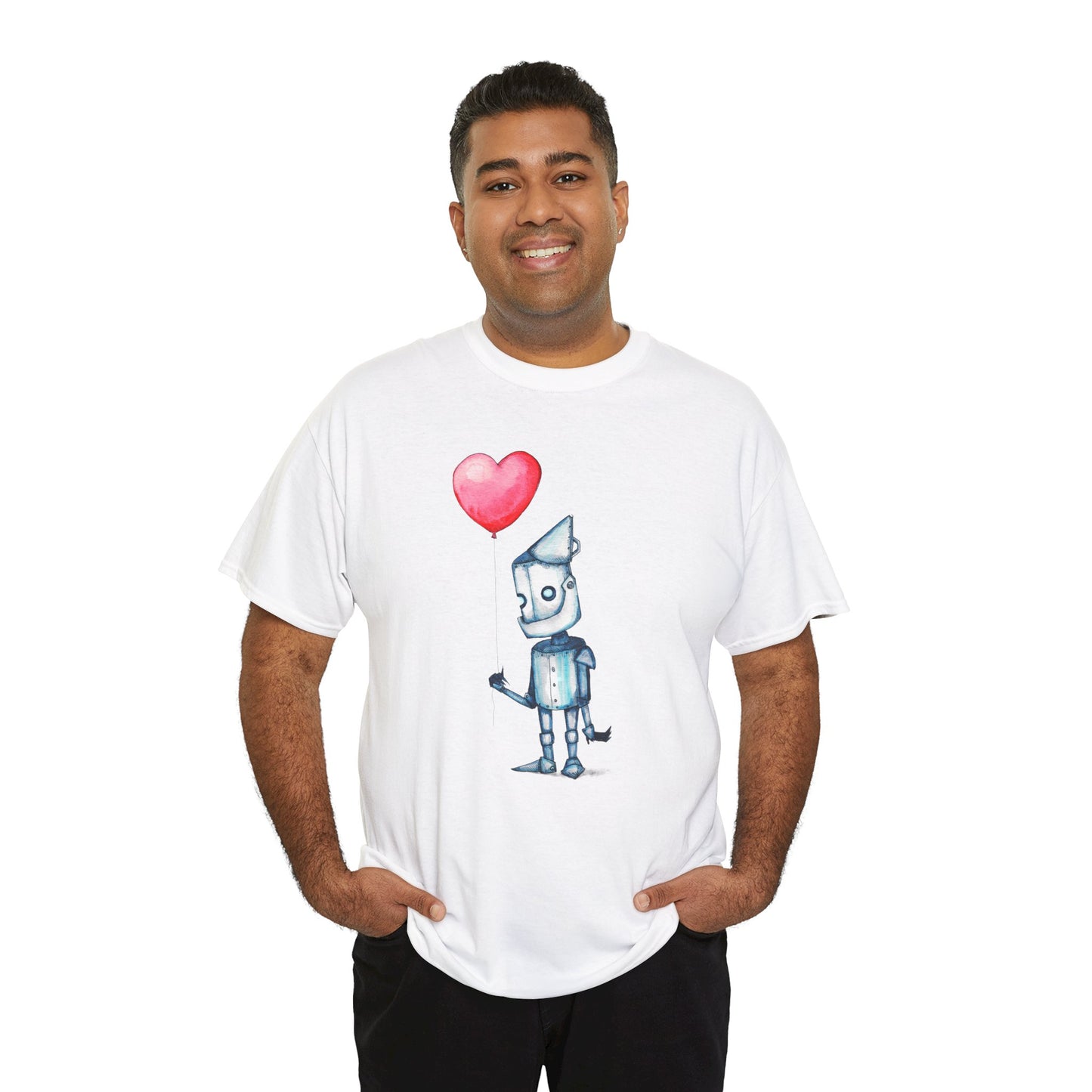 Tinman Gets A Heart Unisex Heavy Cotton Tee