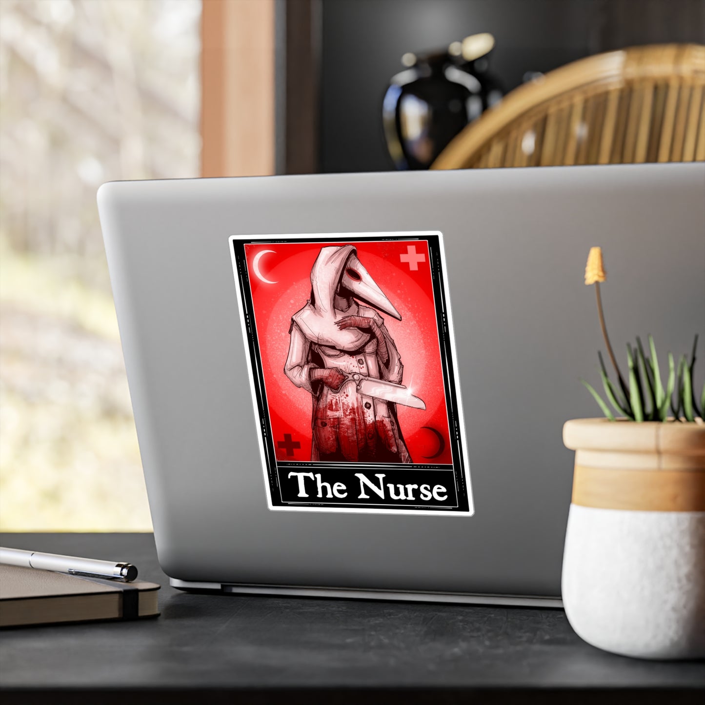 The Nurse Tarot Kiss-Cut Vinyl Decal