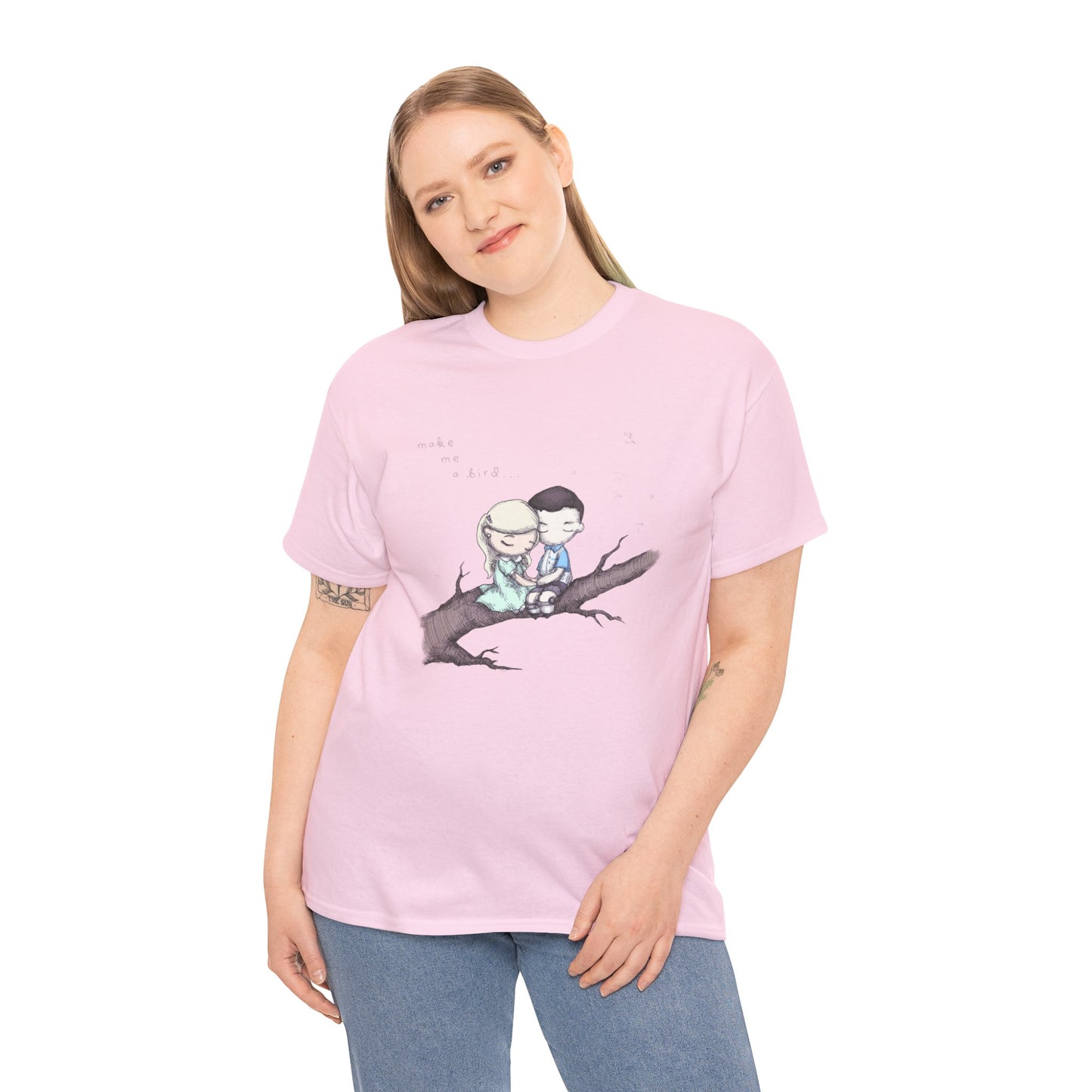 Make Me A Bird Unisex Heavy Cotton Tee