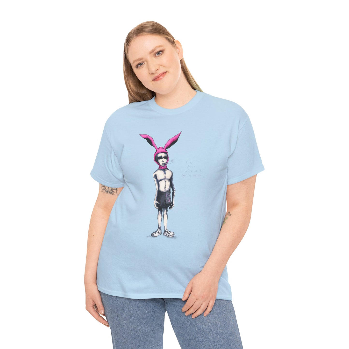 Piss Rabbit Unisex Heavy Cotton Tee